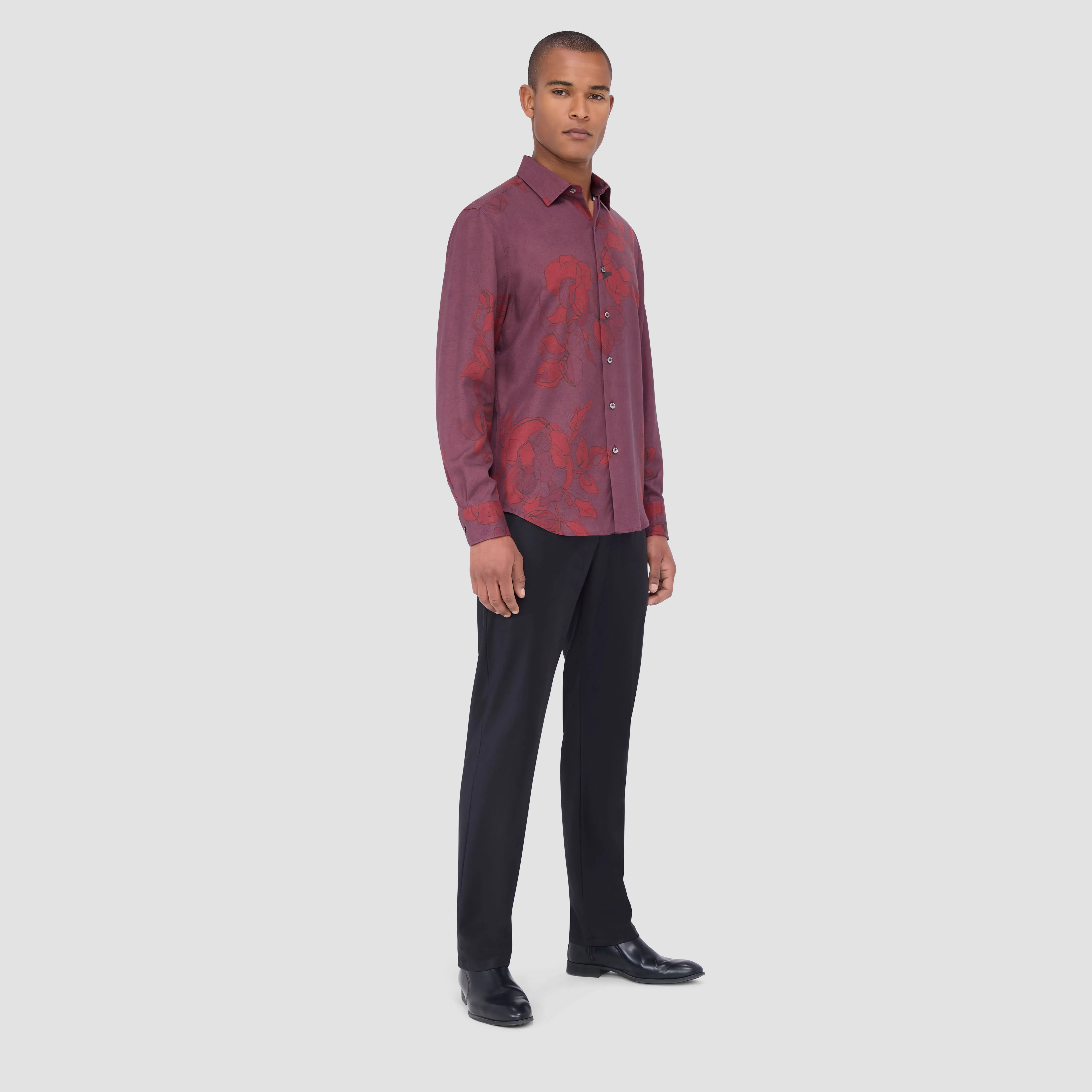 Julian Floral Shirt sold by Bugatchi product image thumbnail 5