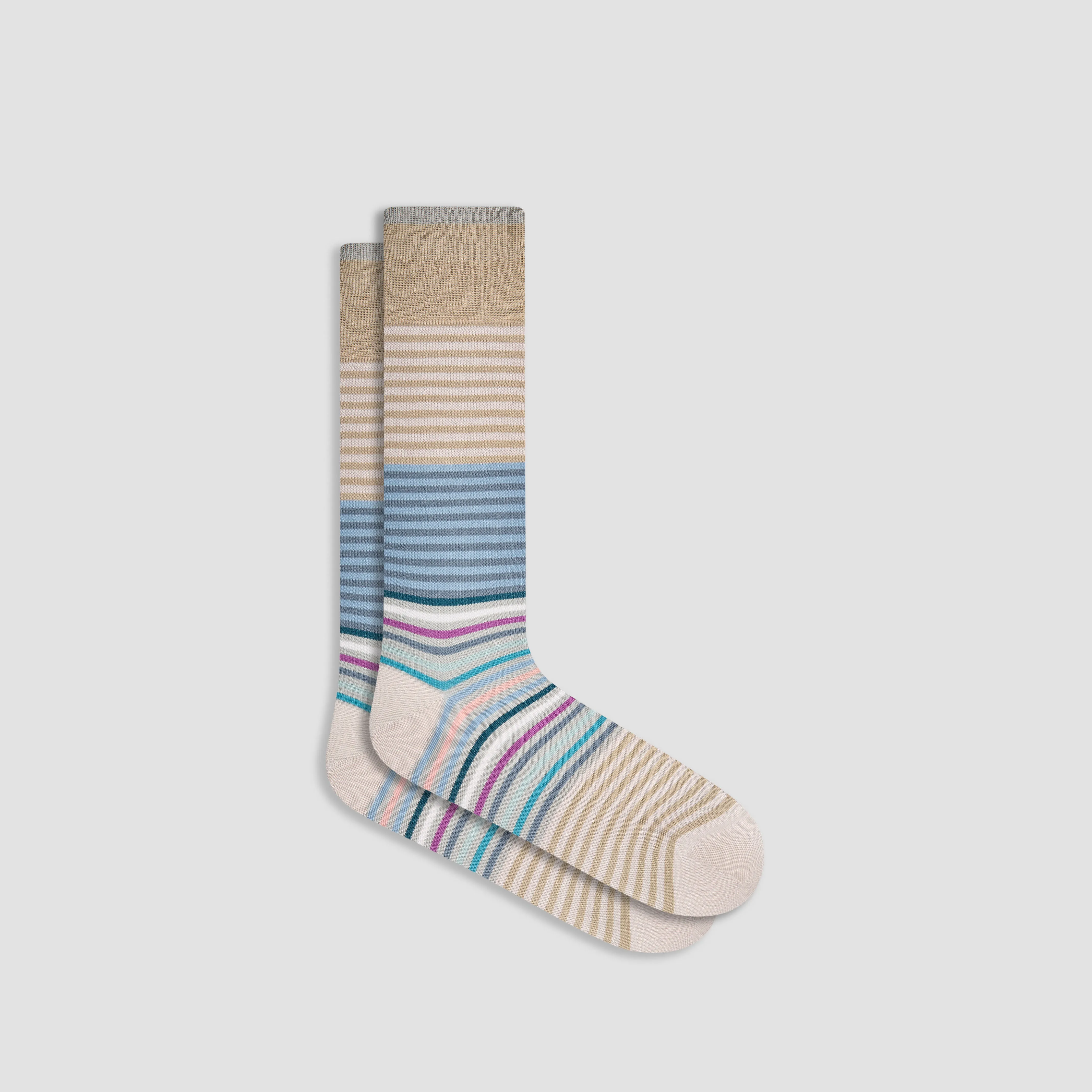 Striped Mid-Calf Socks sold by Bugatchi