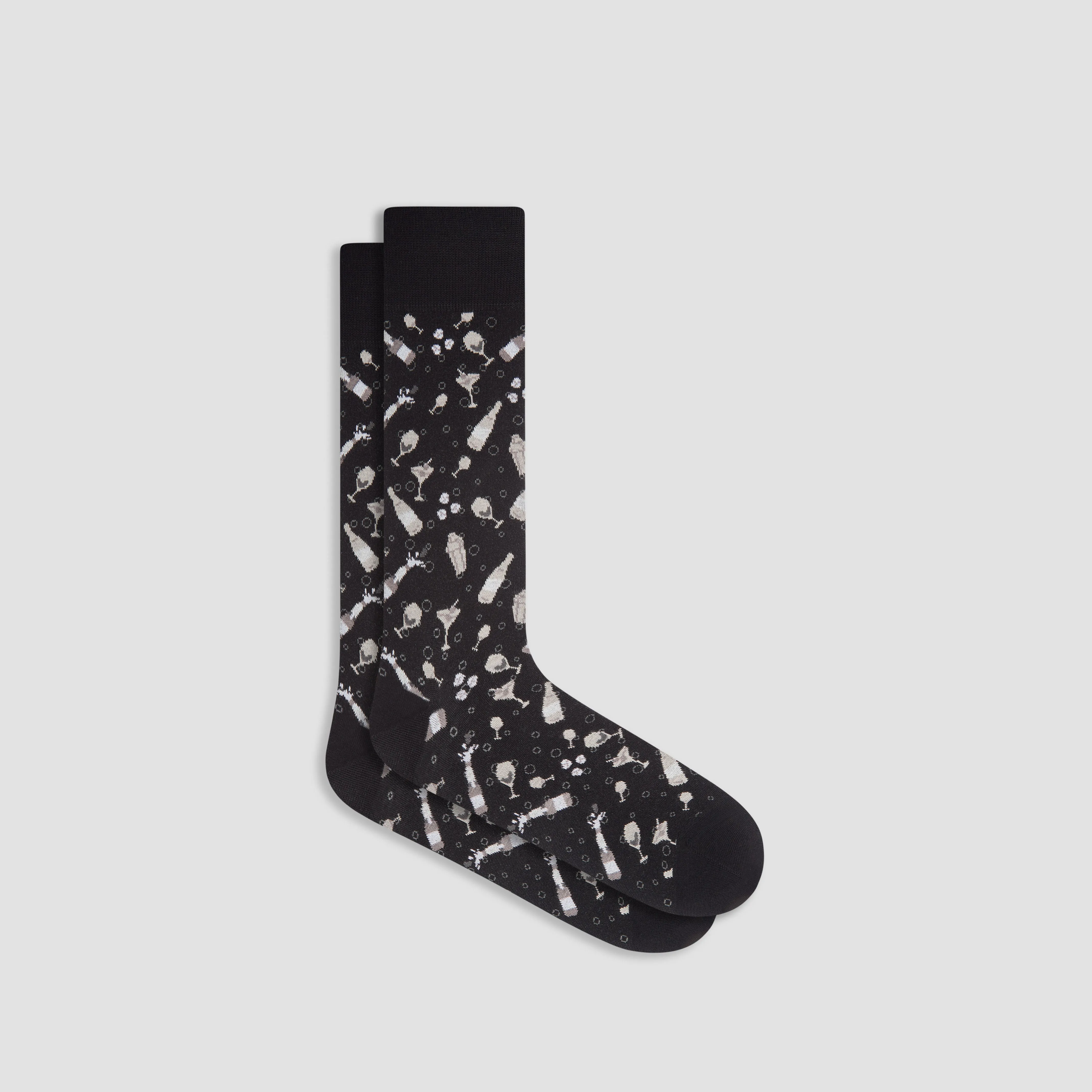 Cocktails Mid-Calf Socks sold by Bugatchi
