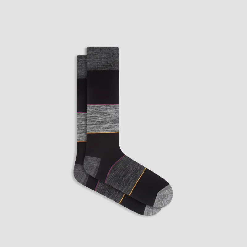 Color Block Mid-Calf Socks sold by Bugatchi
