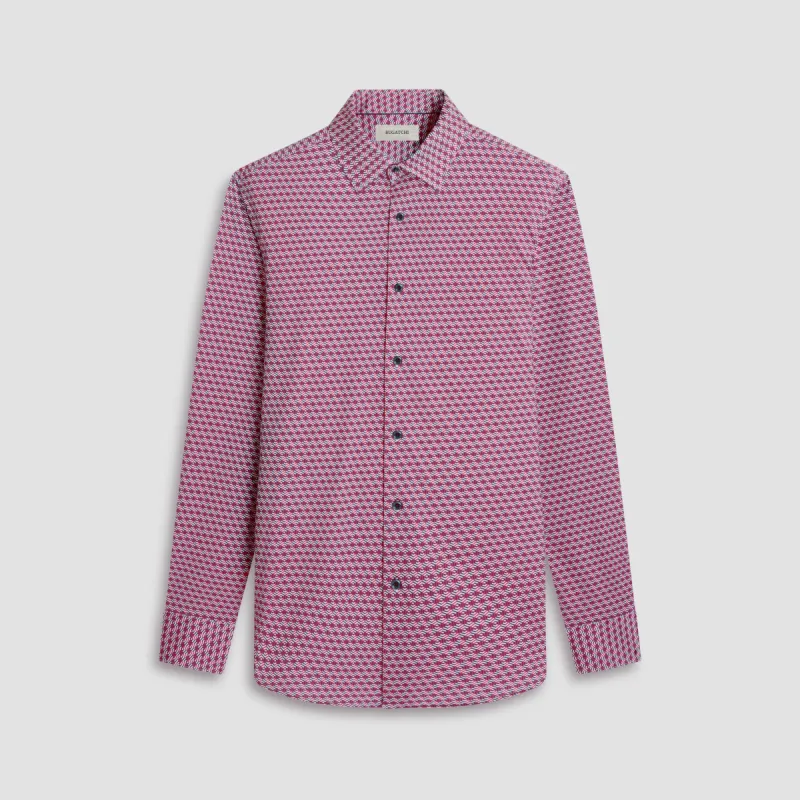James Geometric OoohCotton Shirt sold by Bugatchi