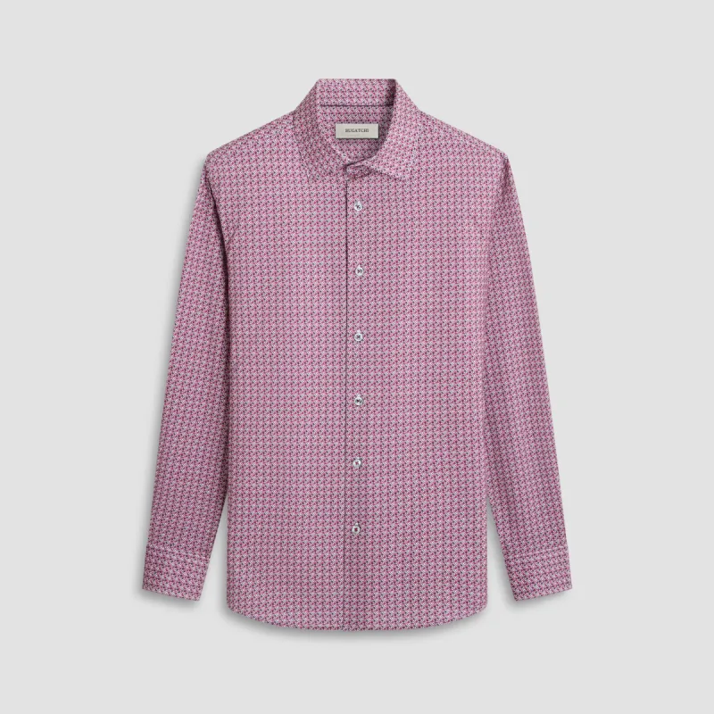 James Geometric OoohCotton Shirt sold by Bugatchi