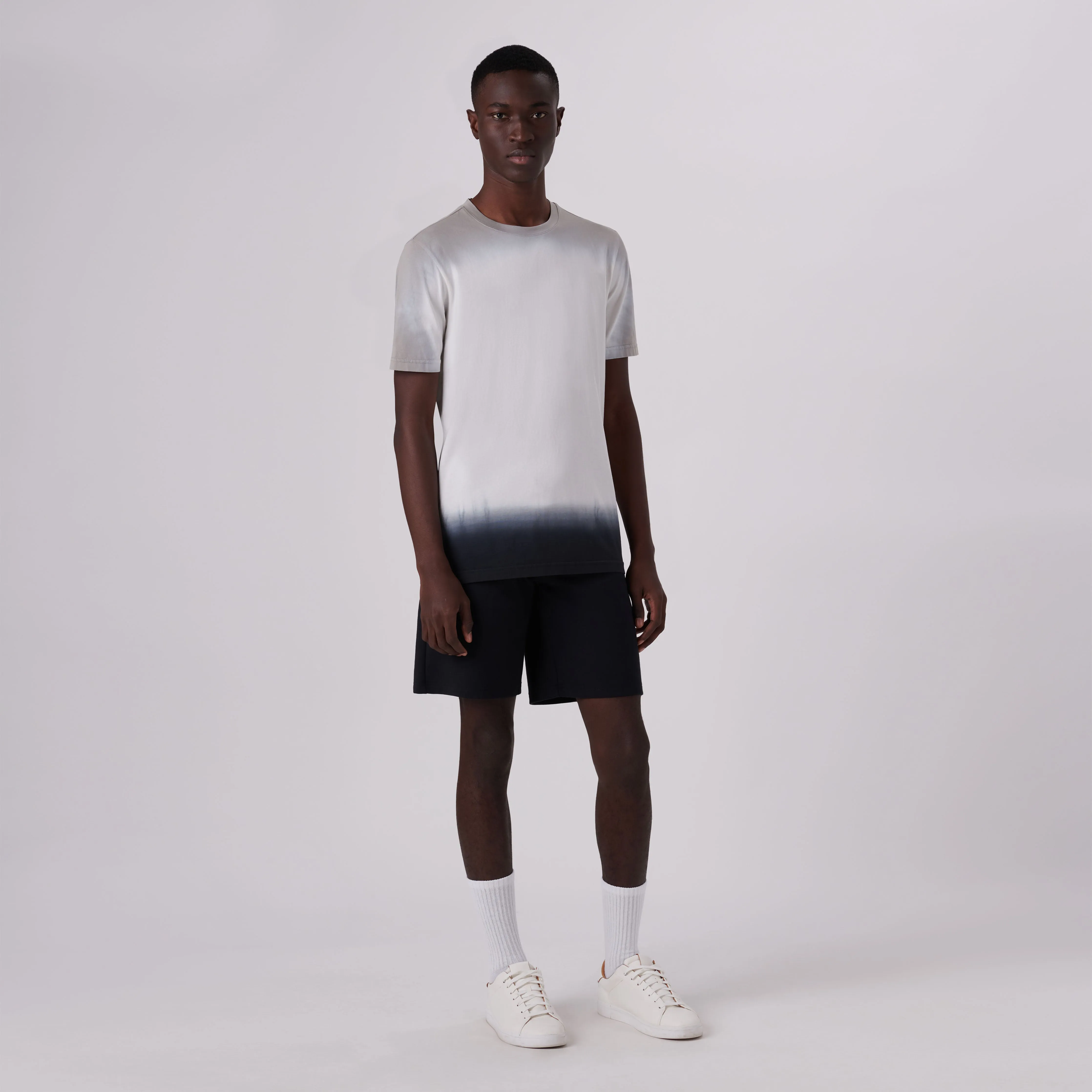 Gradient Print Crew Neck T-Shirt sold by Bugatchi product image thumbnail 5