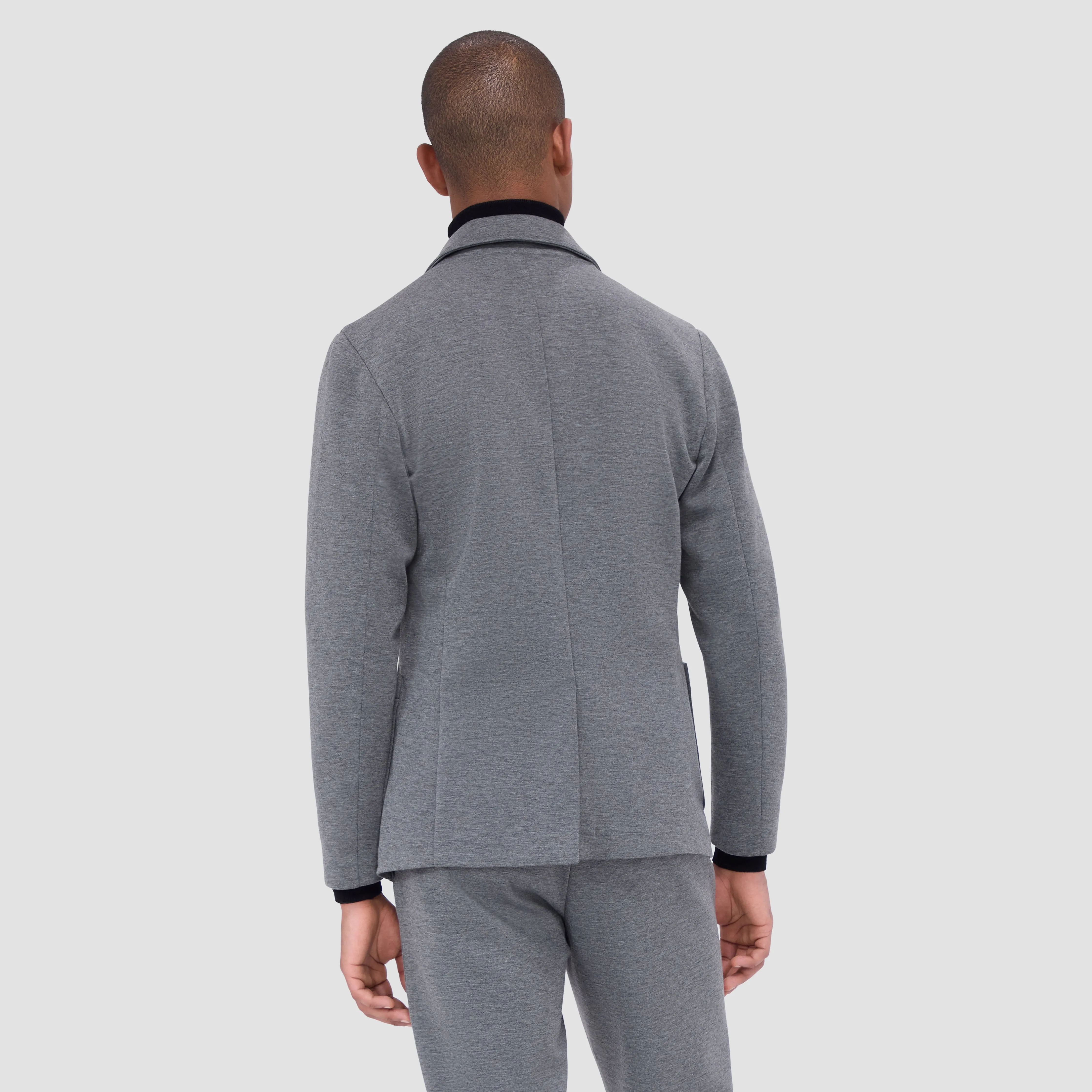 Soft Touch Two Button Knit Blazer sold by Bugatchi product image thumbnail 4
