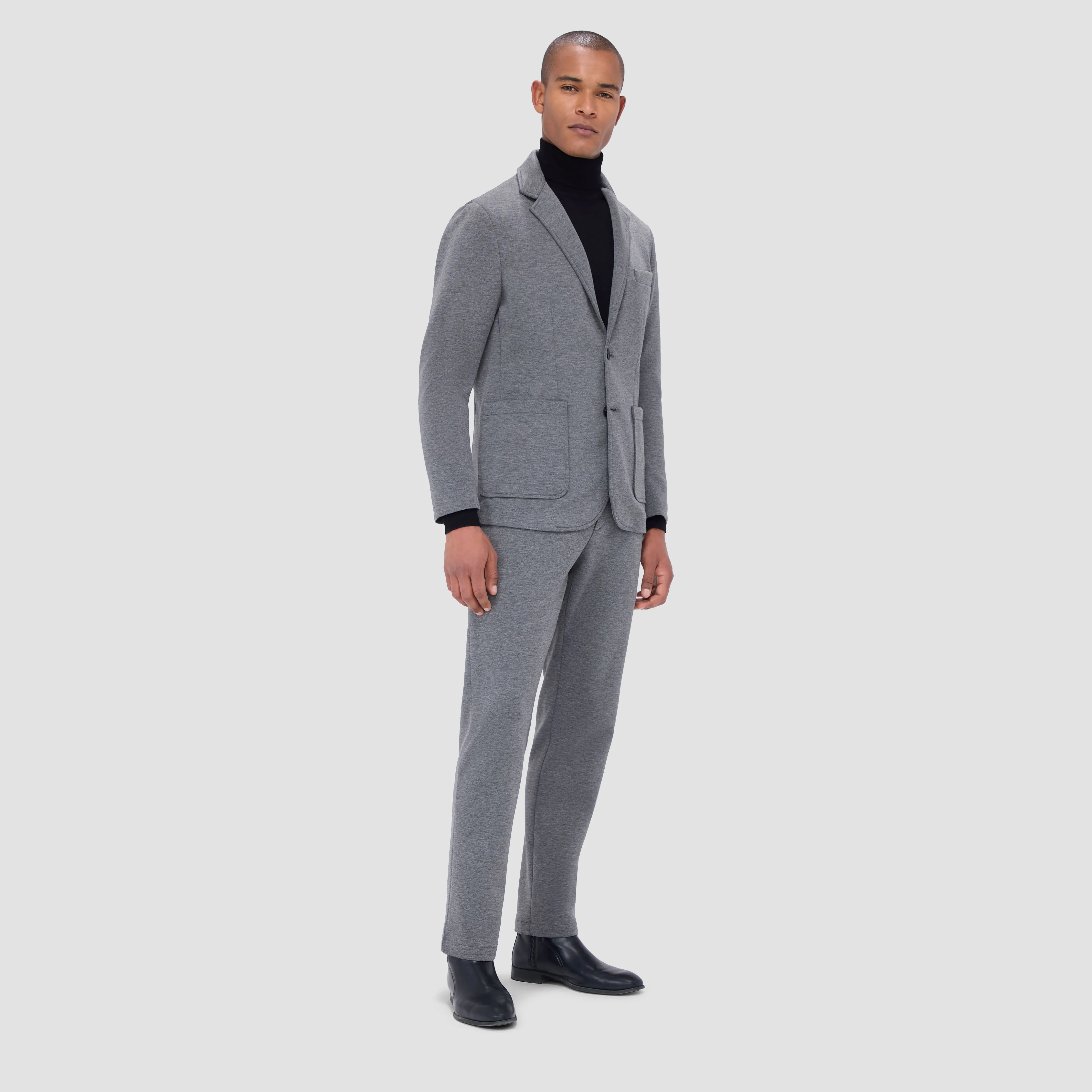 Soft Touch Two Button Knit Blazer sold by Bugatchi product image thumbnail 5
