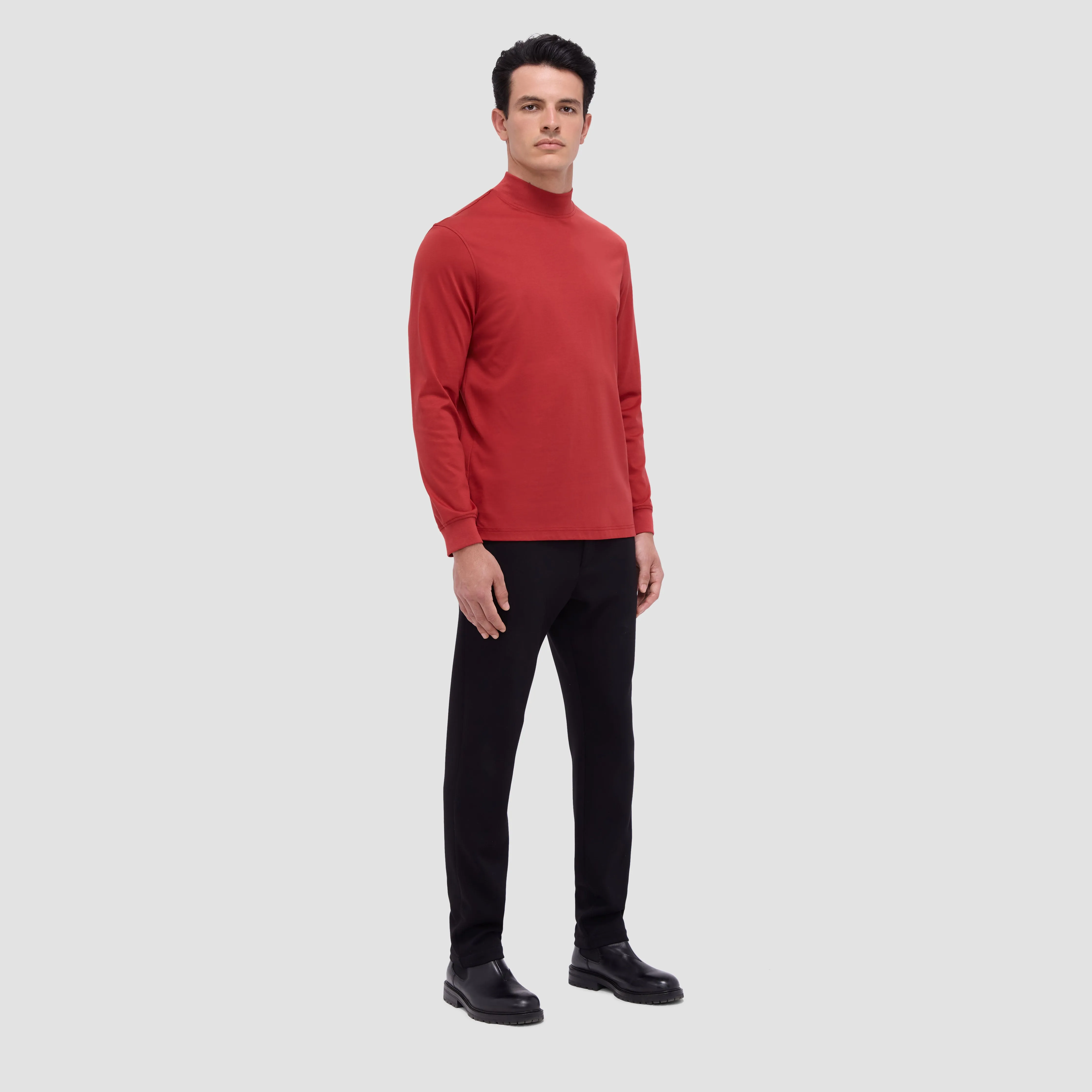 Solid Mock Neck Pullover sold by Bugatchi product image thumbnail 5