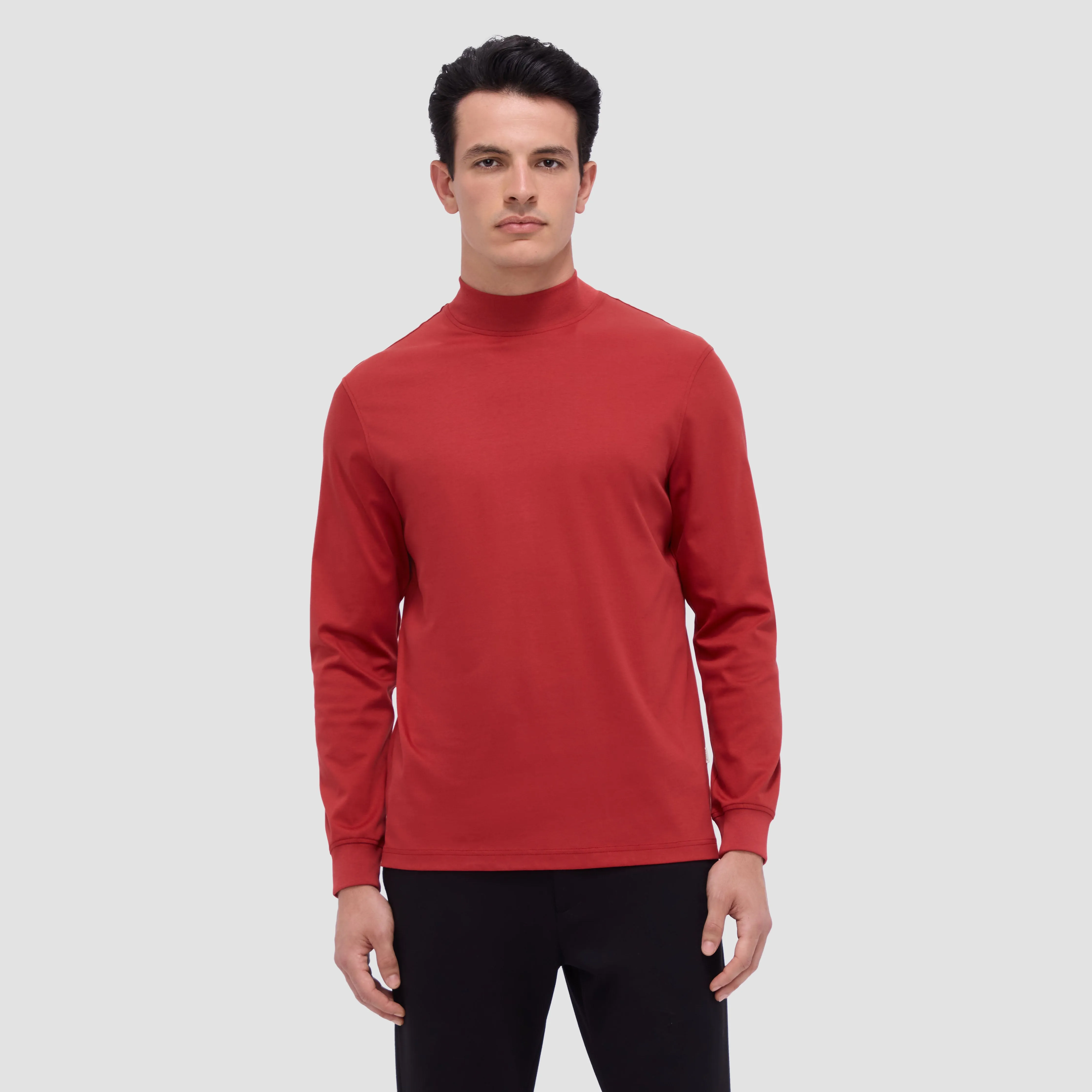 Solid Mock Neck Pullover sold by Bugatchi product image thumbnail 2
