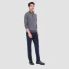 Spencer Quarter-Zip Super Merino Sweater sold by Bugatchi