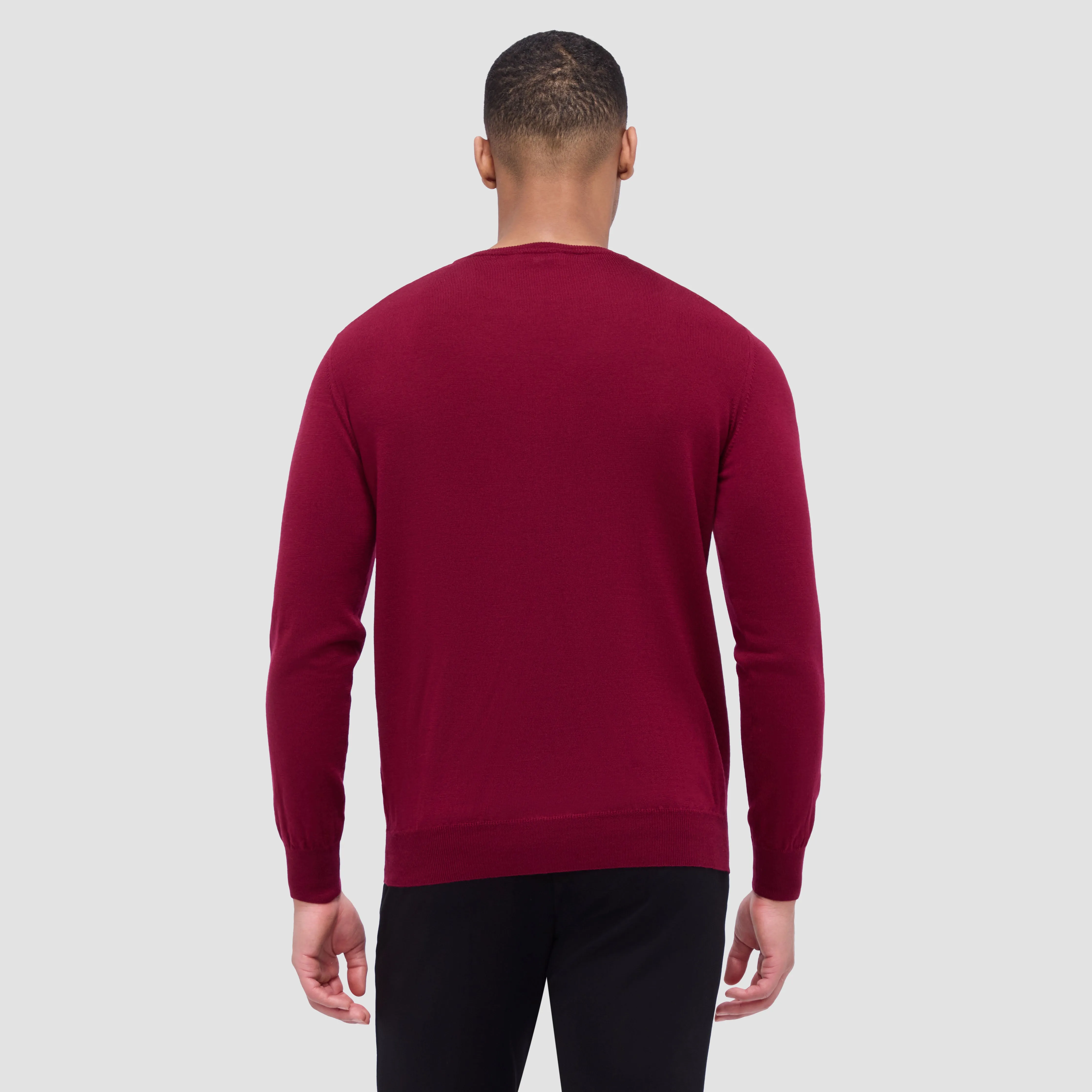 Scott Crew Neck Super Merino Sweater sold by Bugatchi product image thumbnail 4