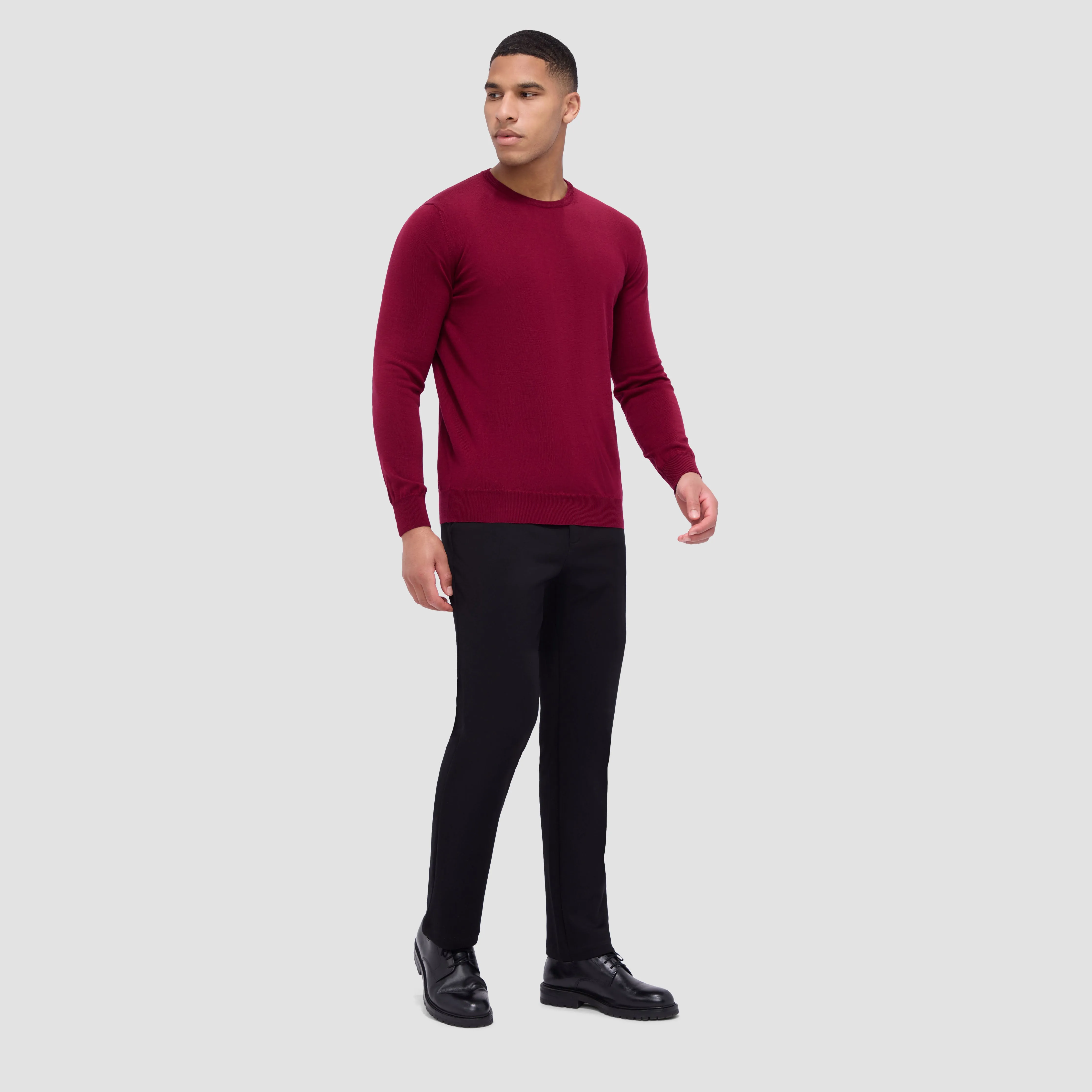 Scott Crew Neck Super Merino Sweater sold by Bugatchi product image thumbnail 5