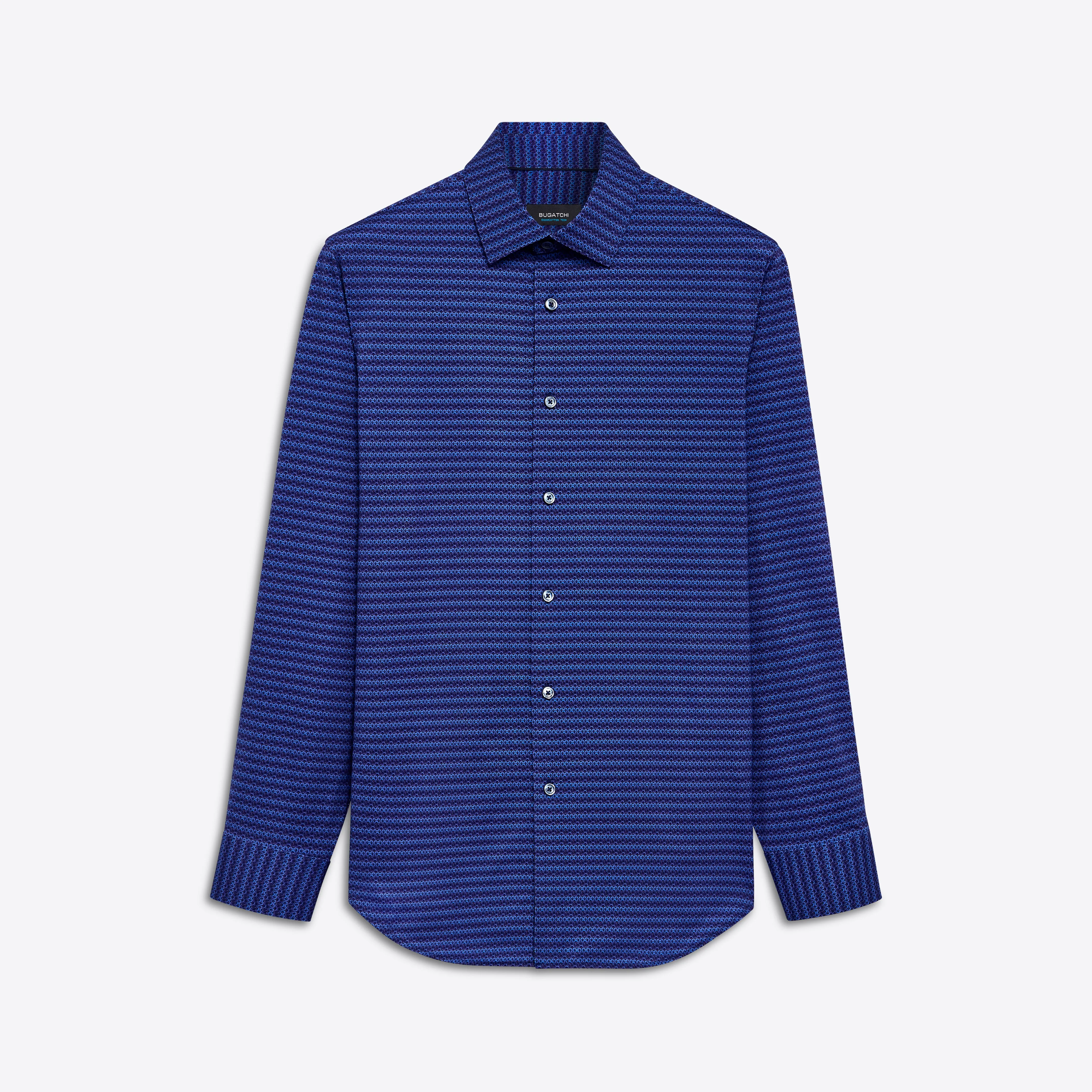 JAMES Ogee Print OoohCotton Shirt sold by Bugatchi