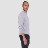 Spencer Quarter-Zip Super Merino Sweater sold by Bugatchi
