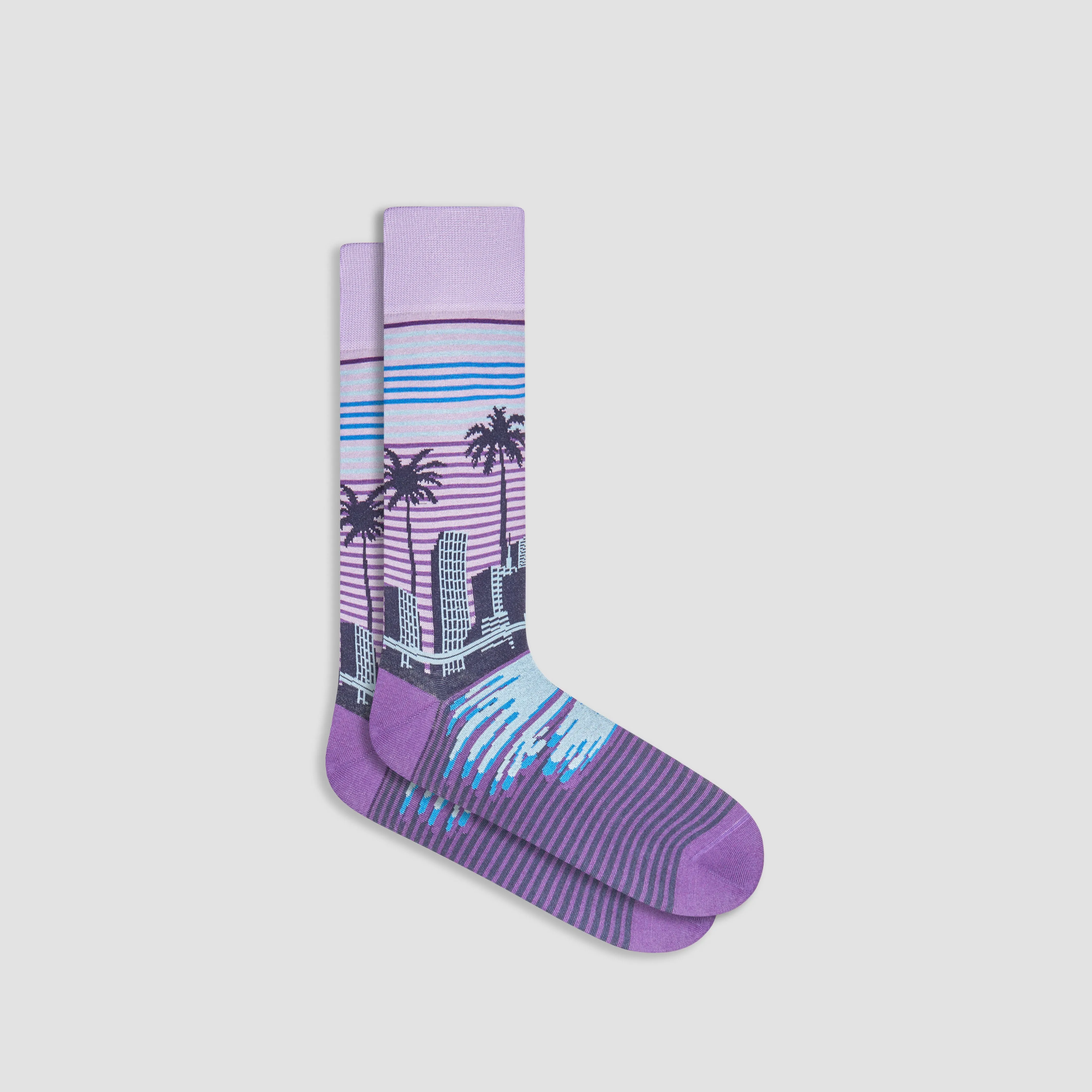 Skyline Mid-Calf Socks sold by Bugatchi