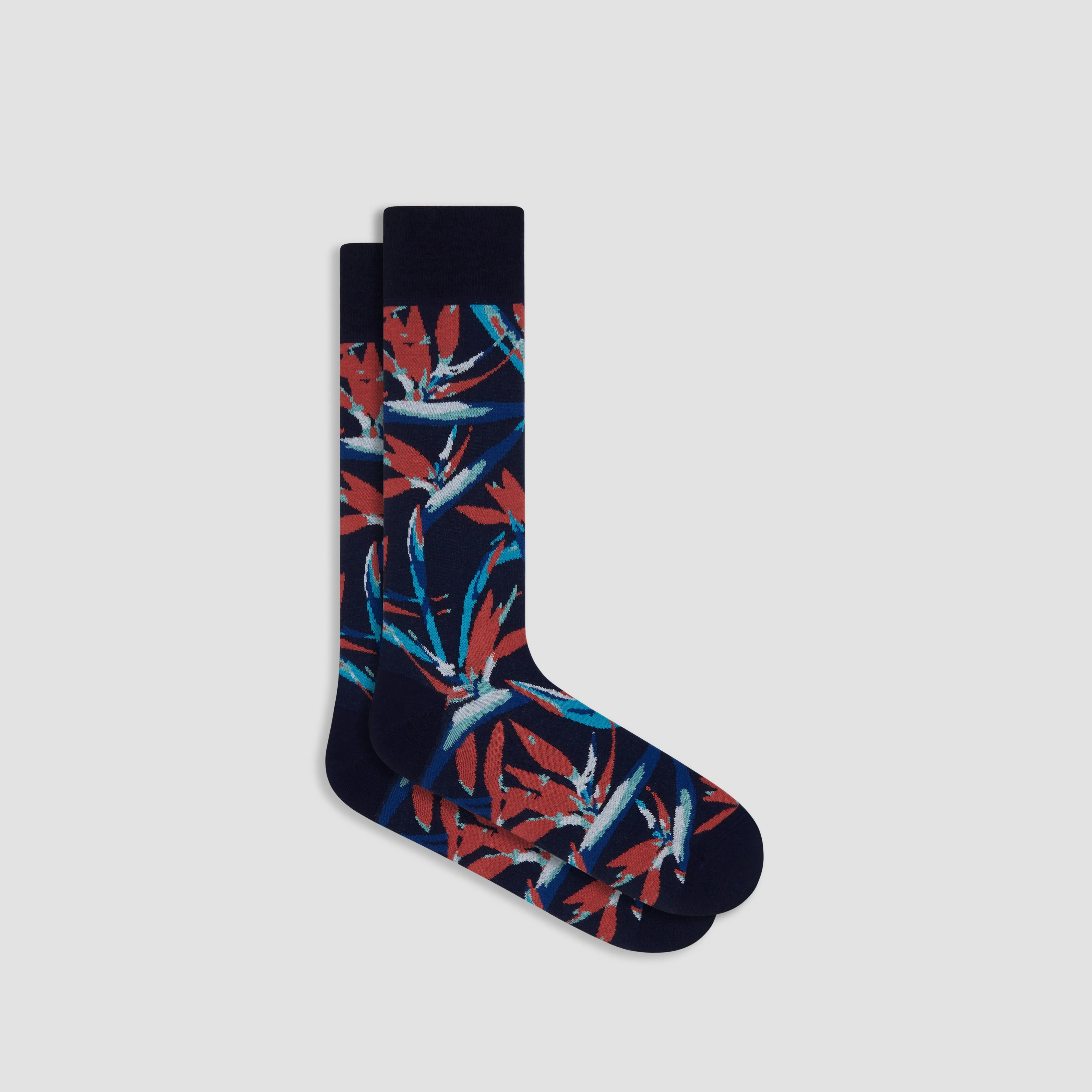 Birds of Paradise Mid-Calf Socks sold by Bugatchi