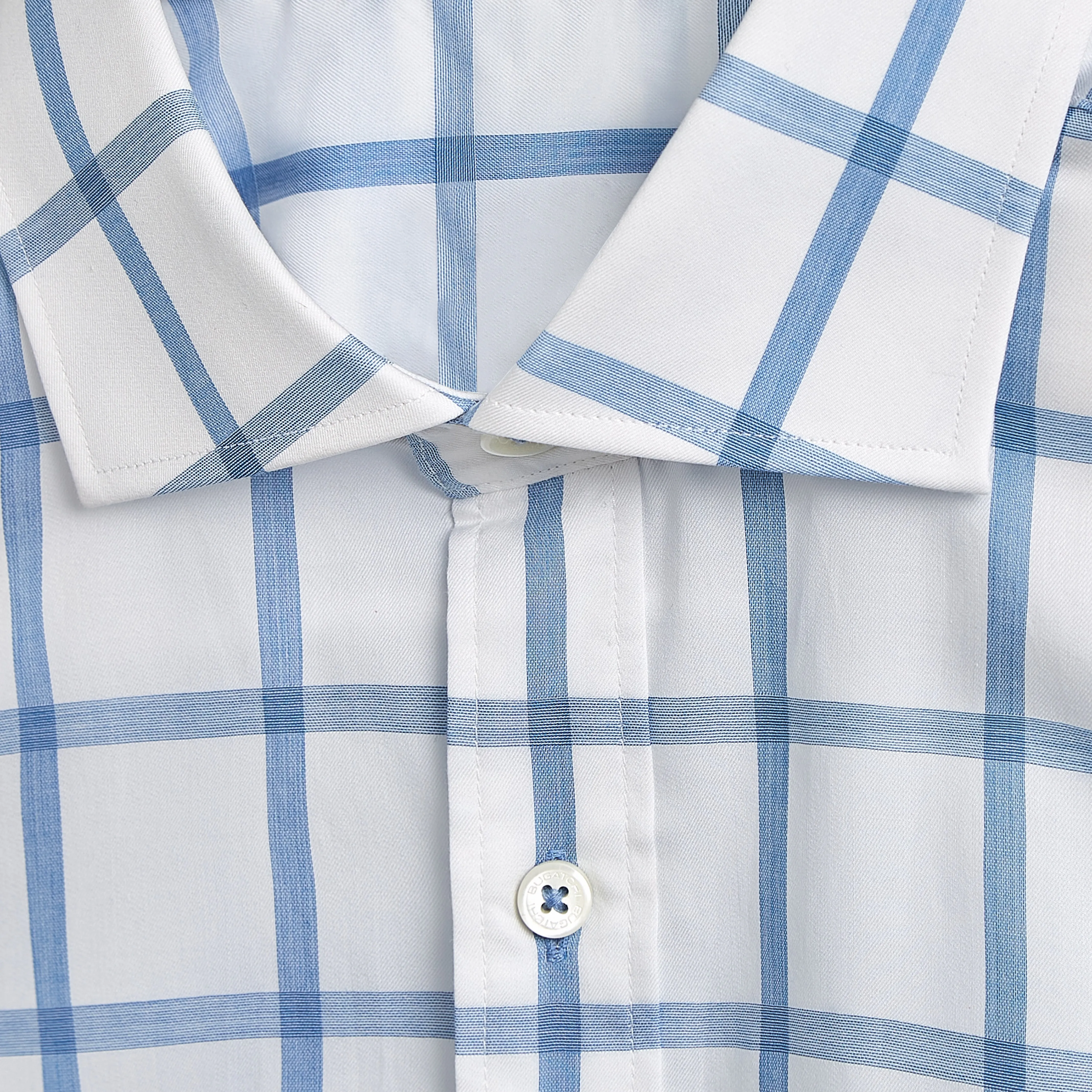 Windowpane Check Cotton Shirt sold by Bugatchi product image thumbnail 2