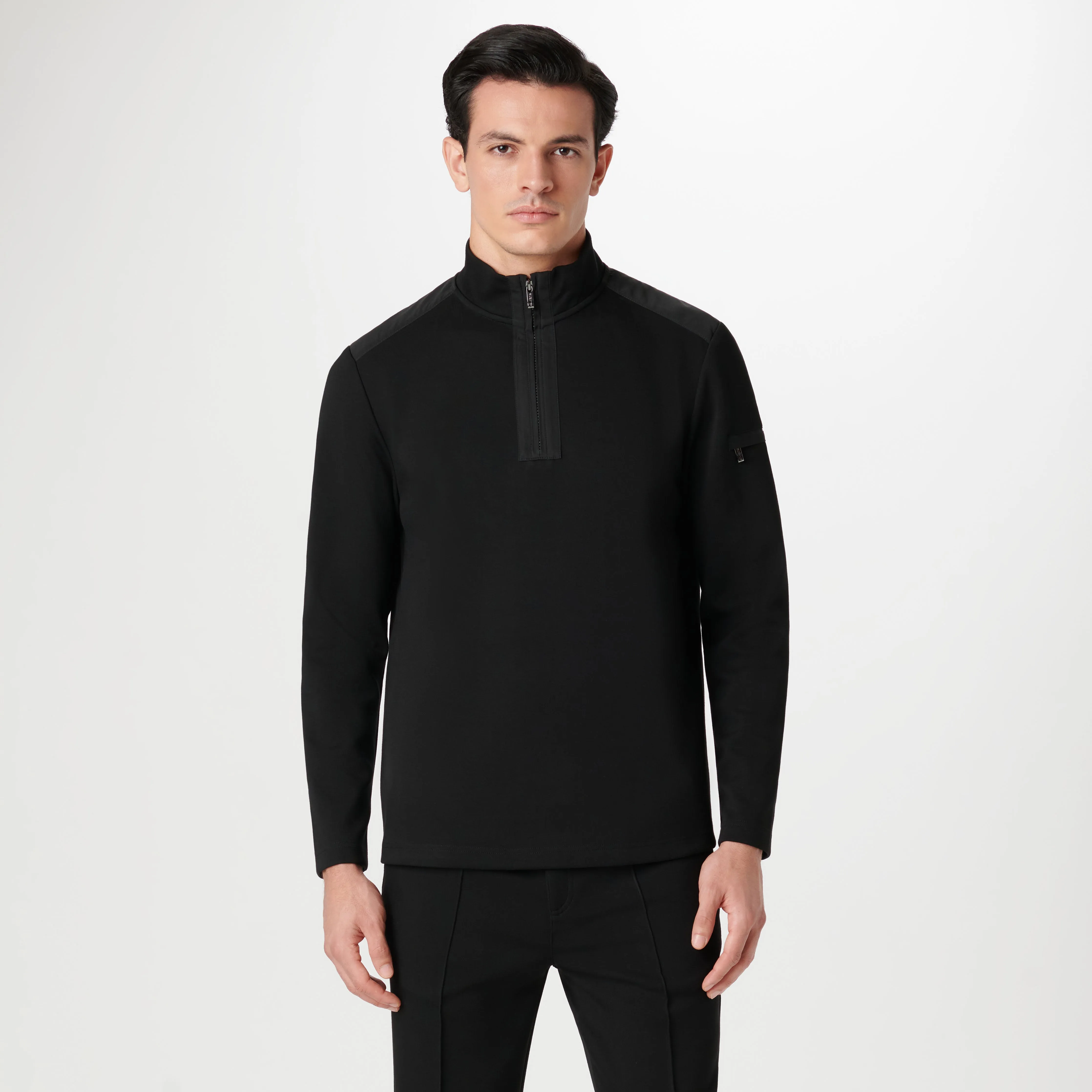 Soft Touch Performance Quarter Zip Pullover sold by Bugatchi product image thumbnail 2