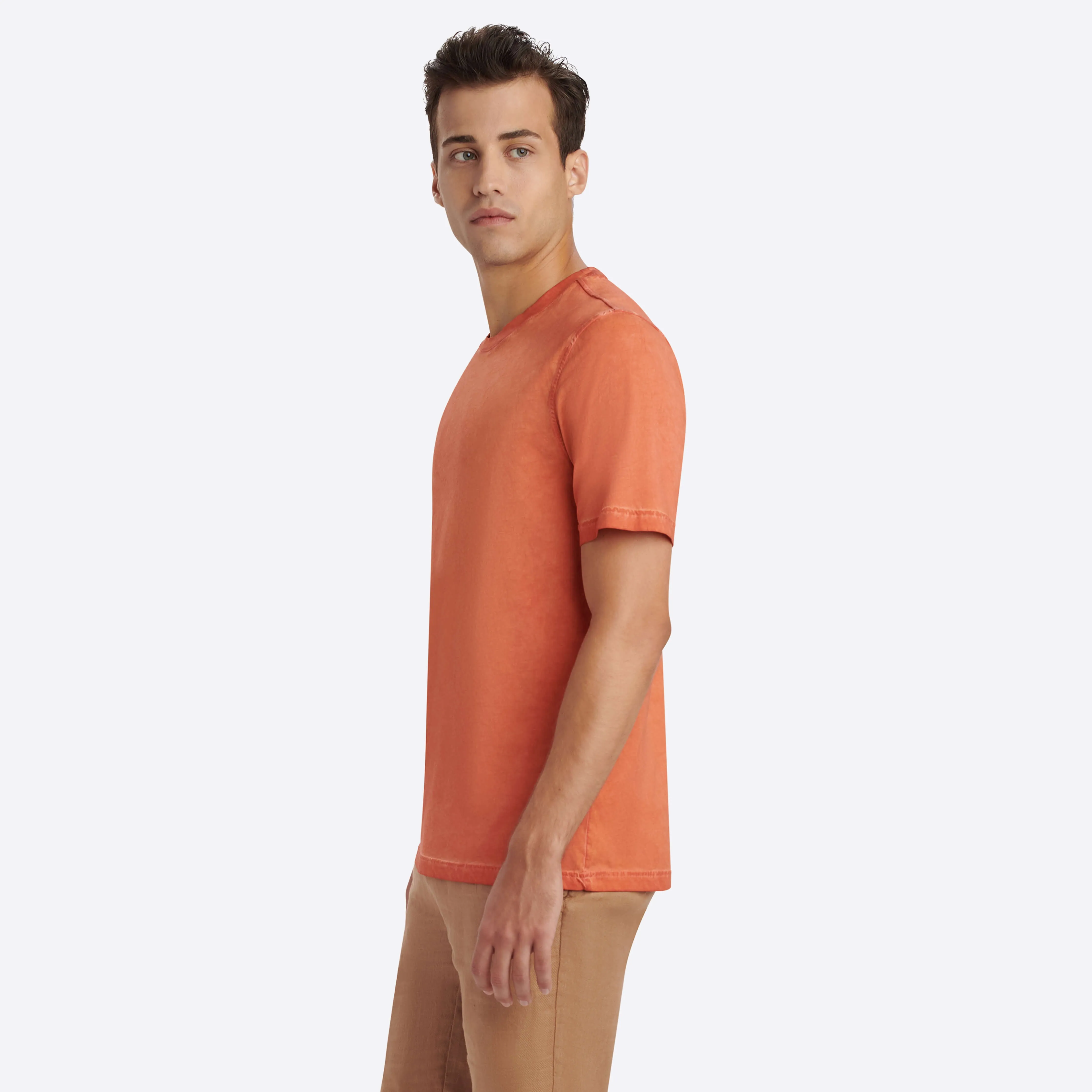 Short Sleeve Crew Neck T-Shirt sold by Bugatchi product image thumbnail 3