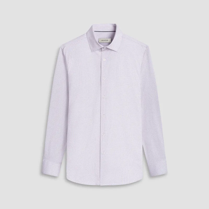 James Mini Check OoohCotton Shirt sold by Bugatchi