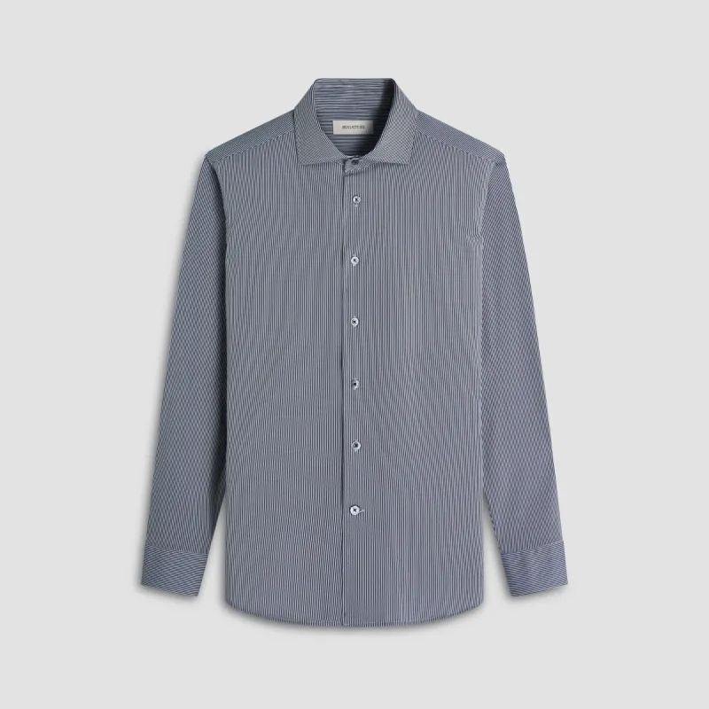 Devon Striped OoohCotton Shirt sold by Bugatchi