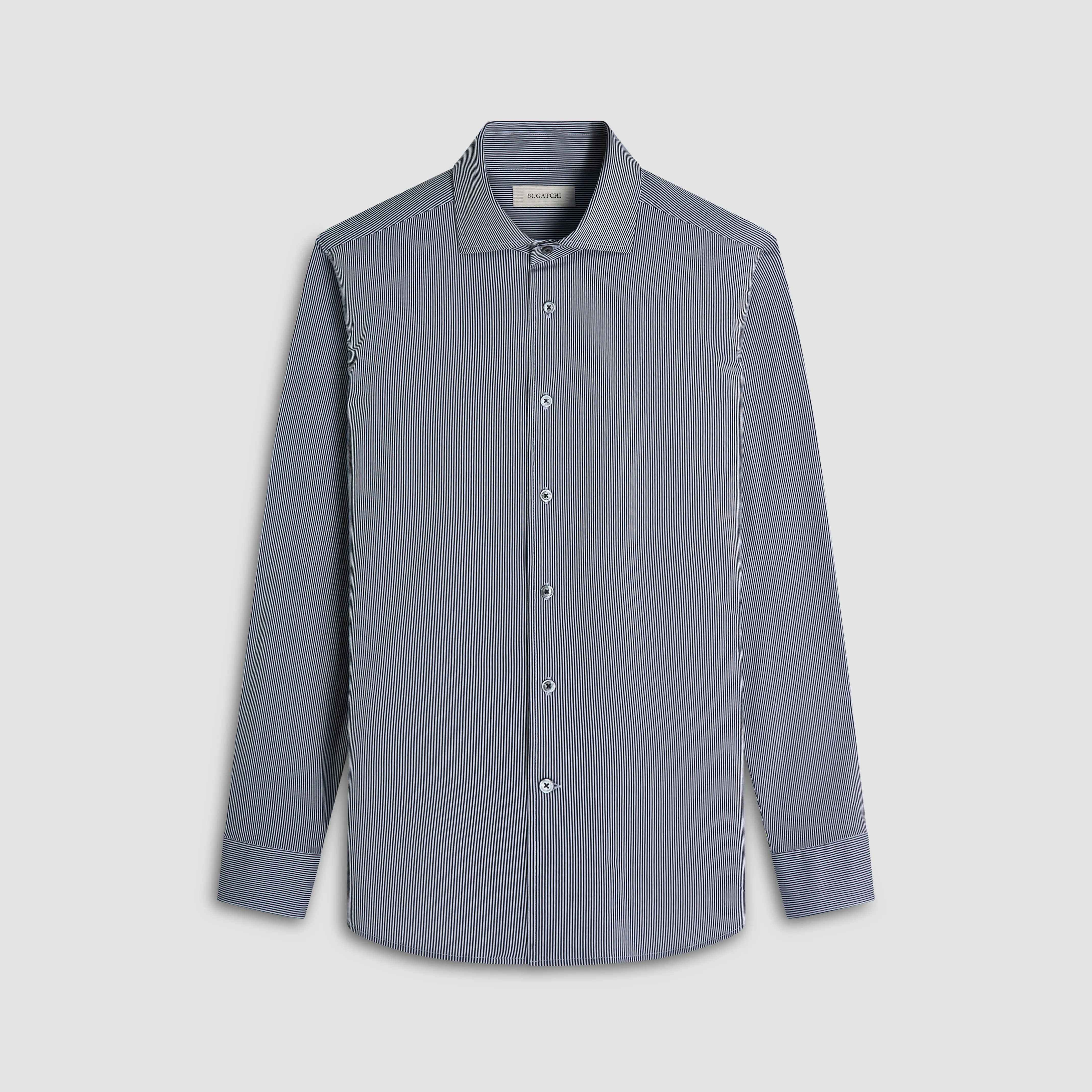 Devon Striped OoohCotton Shirt sold by Bugatchi