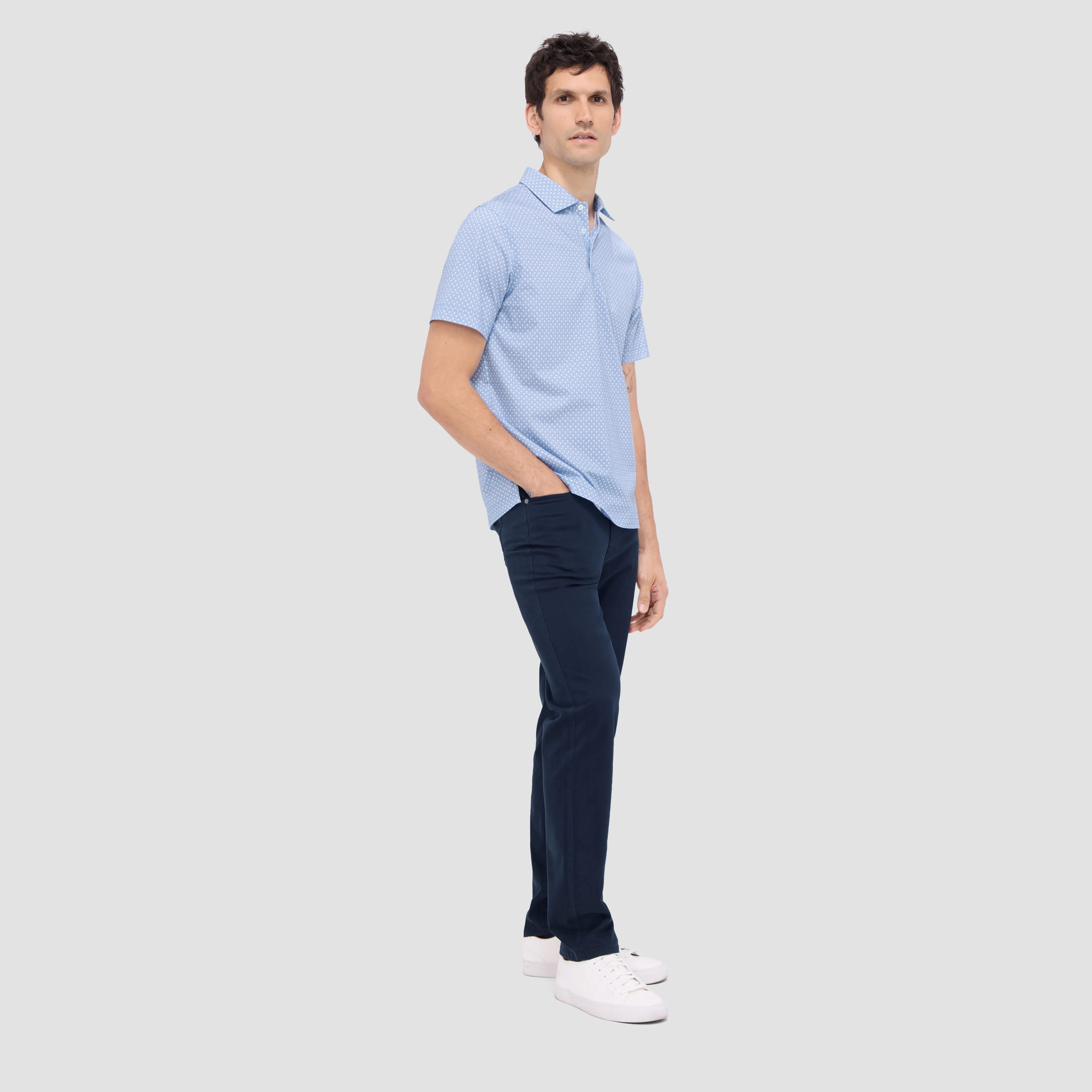 Victor Palm OoohCotton Polo sold by Bugatchi product image thumbnail 5