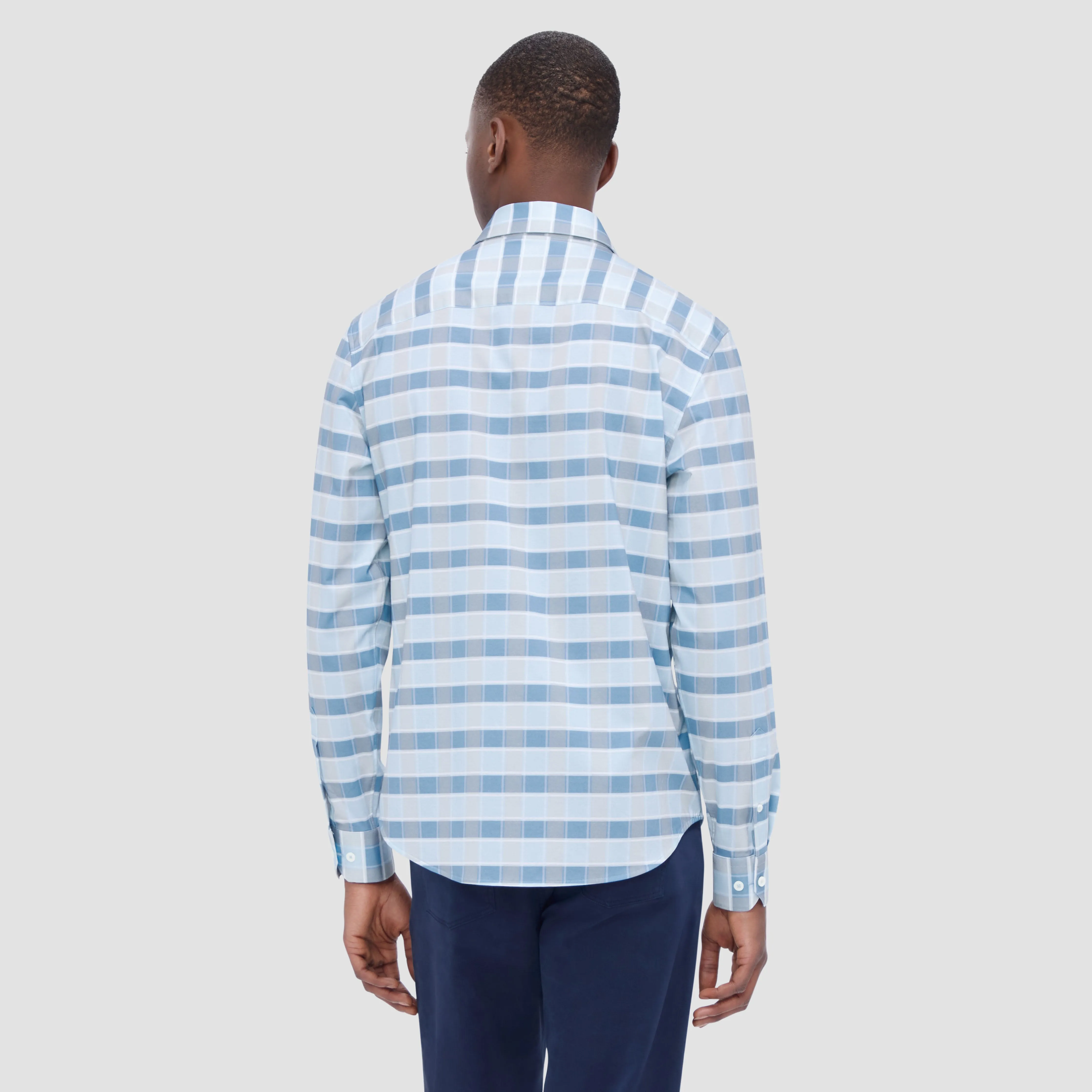 James Checkered OoohCotton Shirt sold by Bugatchi product image thumbnail 4