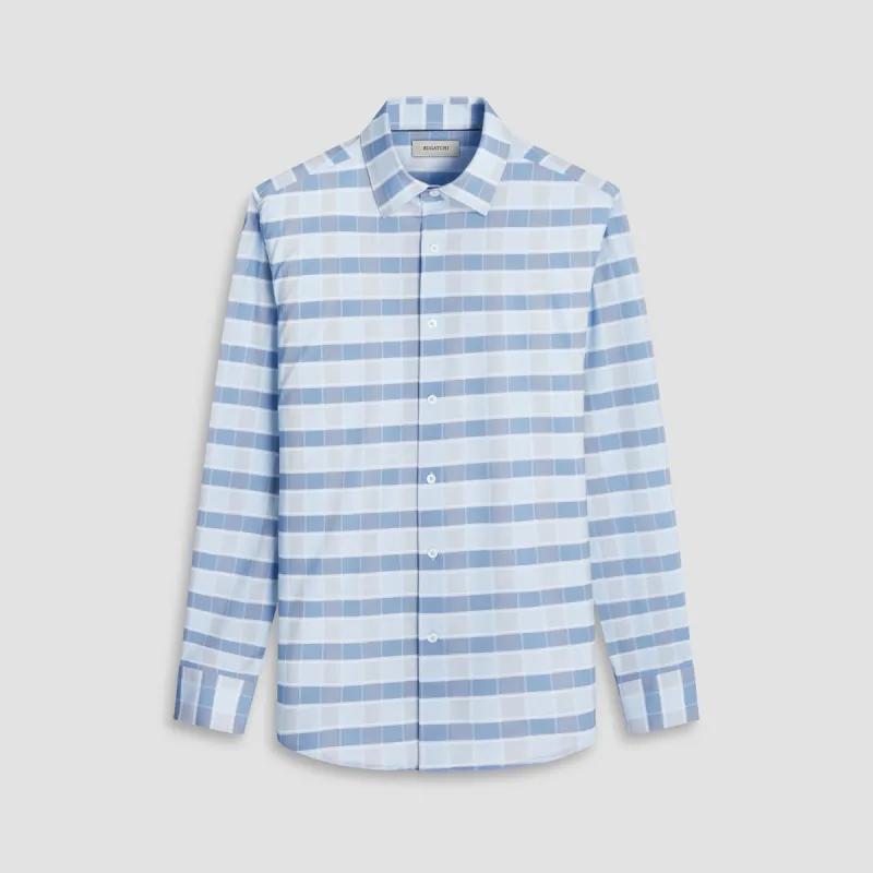 James Checkered OoohCotton Shirt sold by Bugatchi