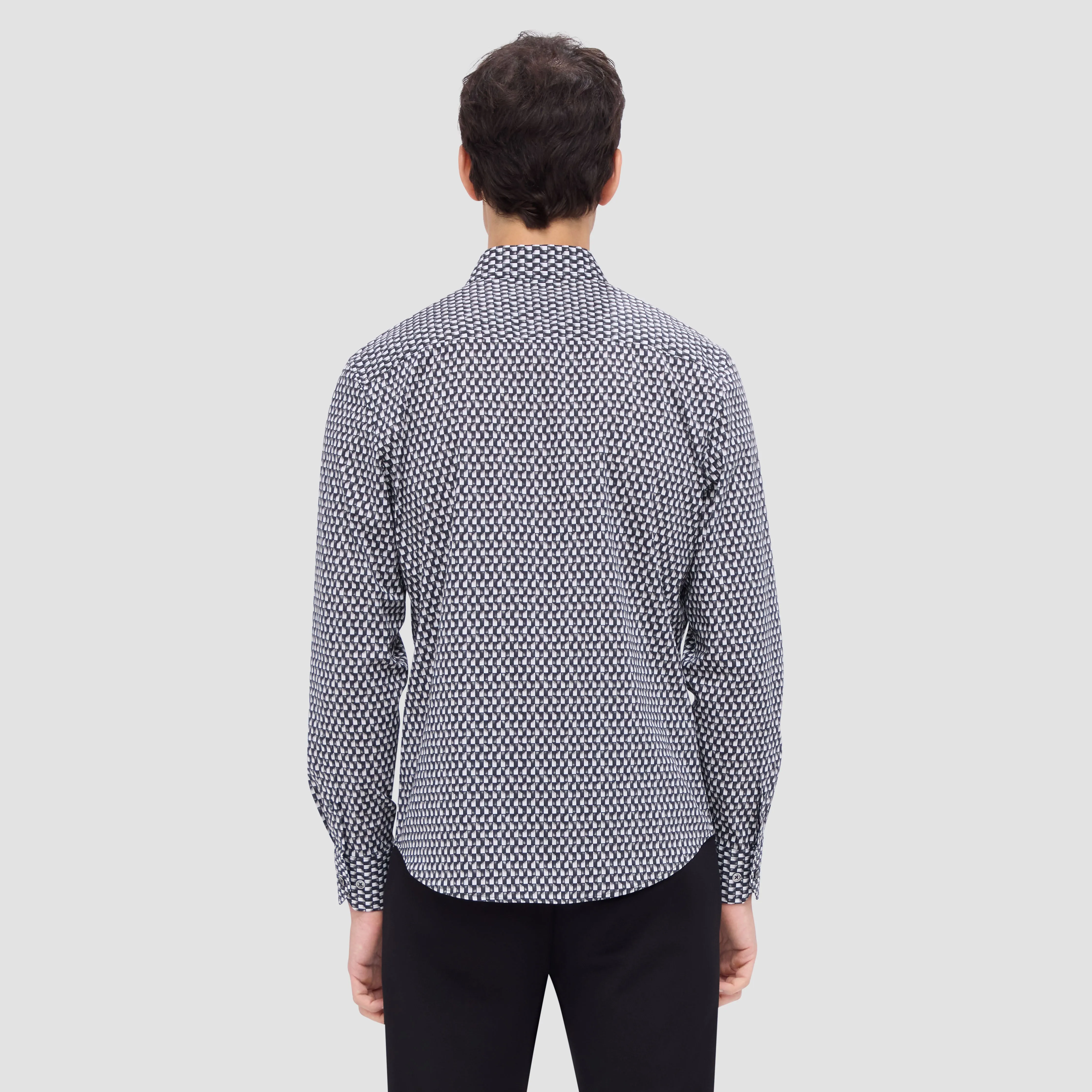 Julian Optical Illusion Shirt sold by Bugatchi product image thumbnail 4