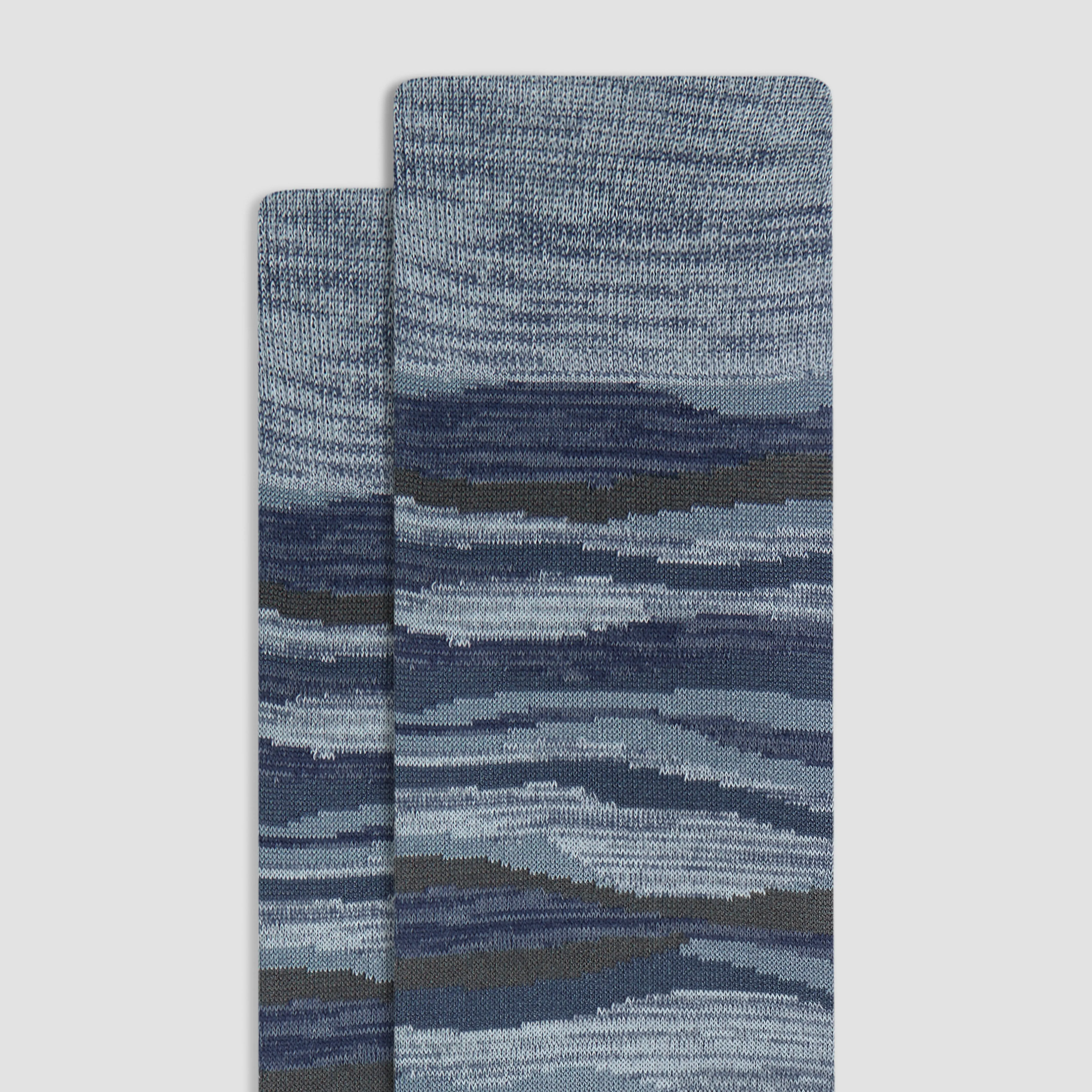 Wave Mid-Calf Socks sold by Bugatchi product image thumbnail 2