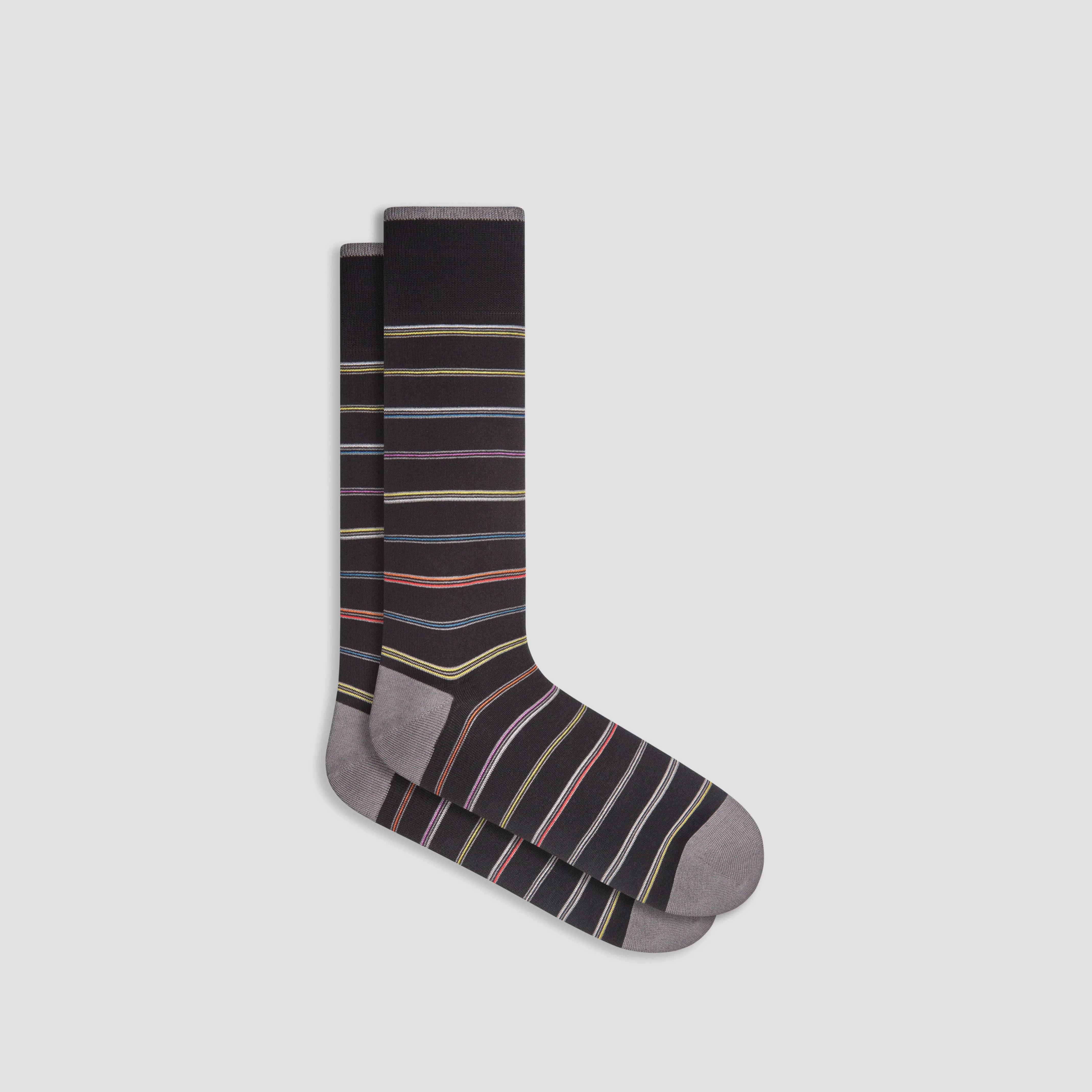 Striped Mid-Calf Socks sold by Bugatchi