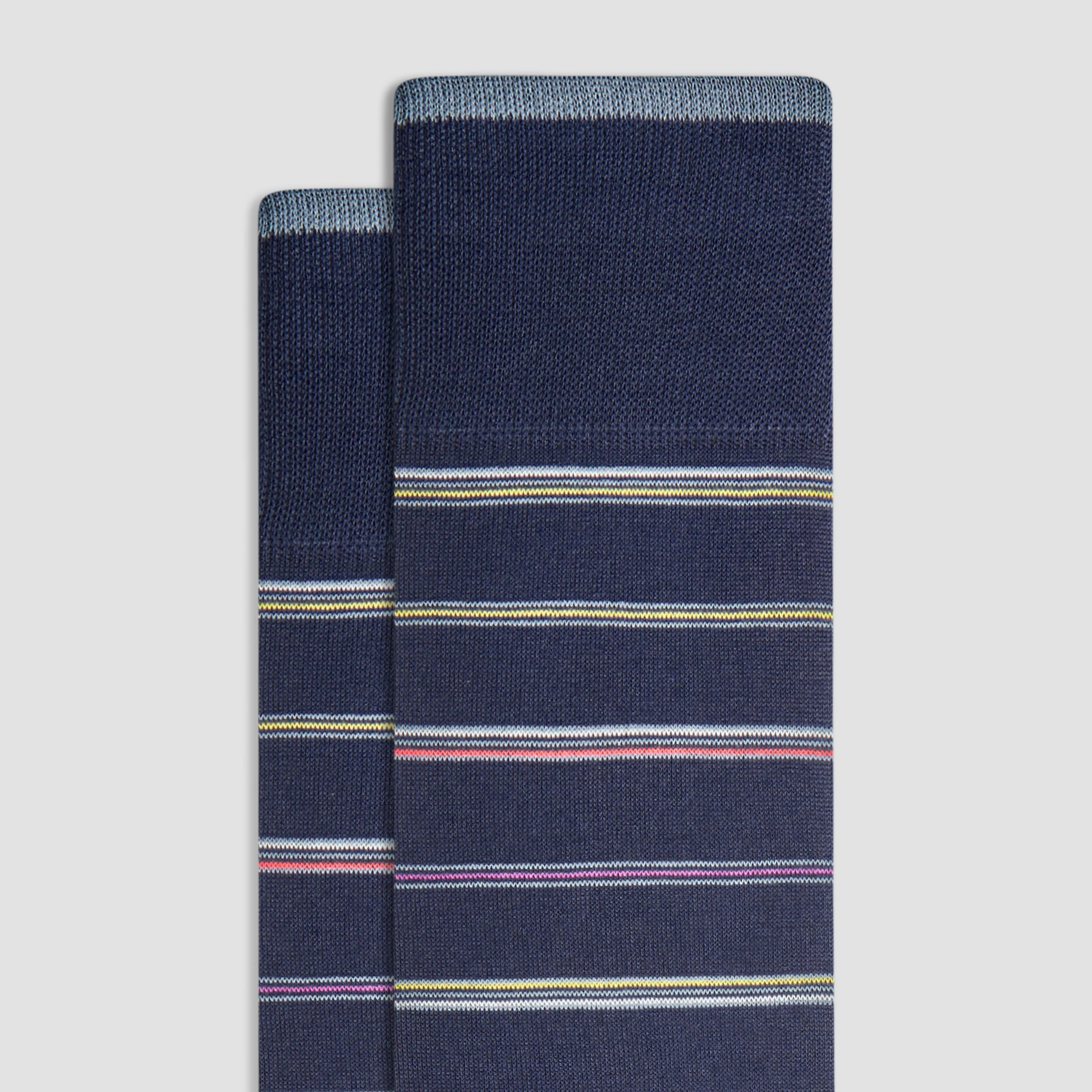 Striped Mid-Calf Socks sold by Bugatchi product image thumbnail 2