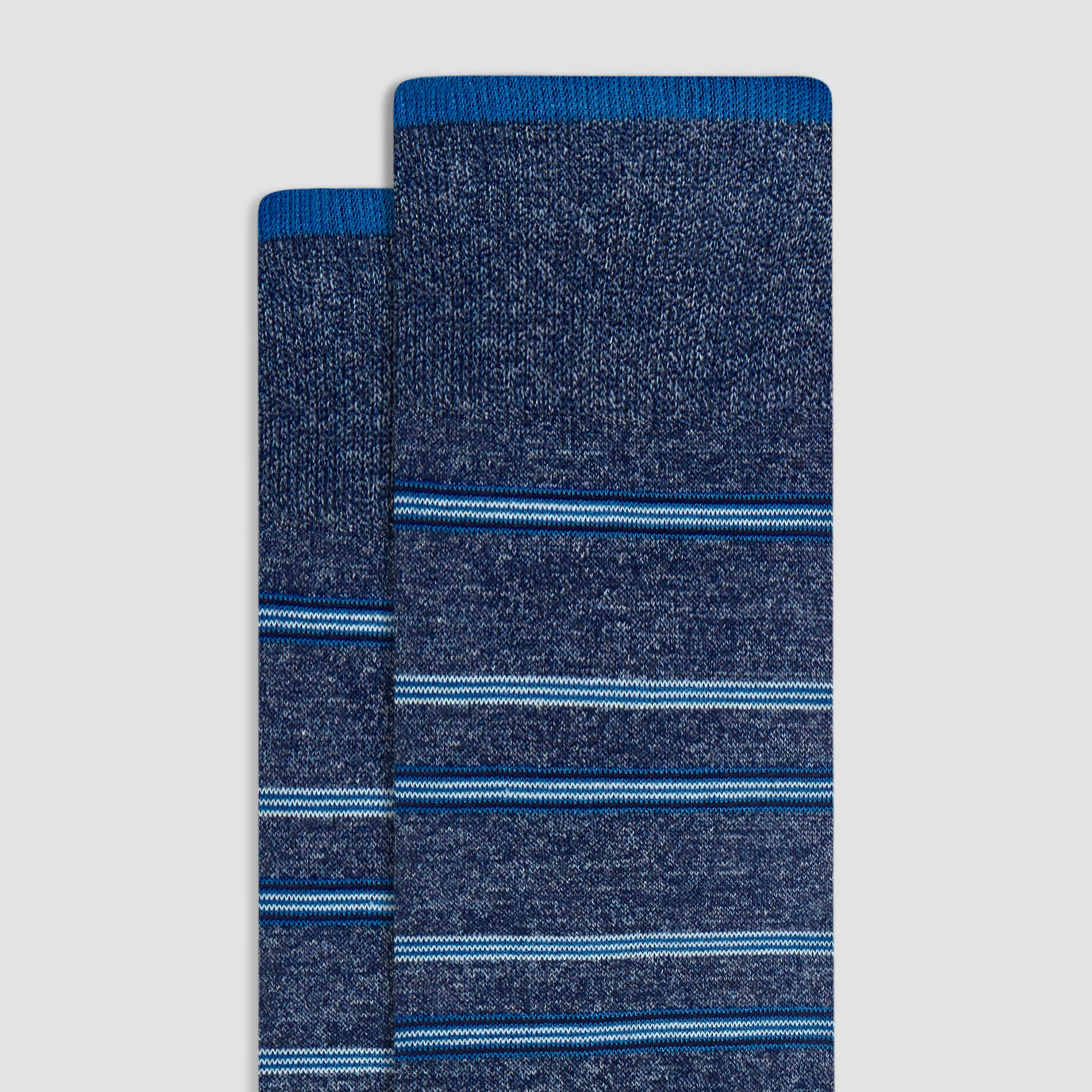 Striped Mid-Calf Socks sold by Bugatchi product image thumbnail 2