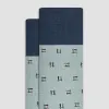 Abstract Mid-Calf Socks sold by Bugatchi
