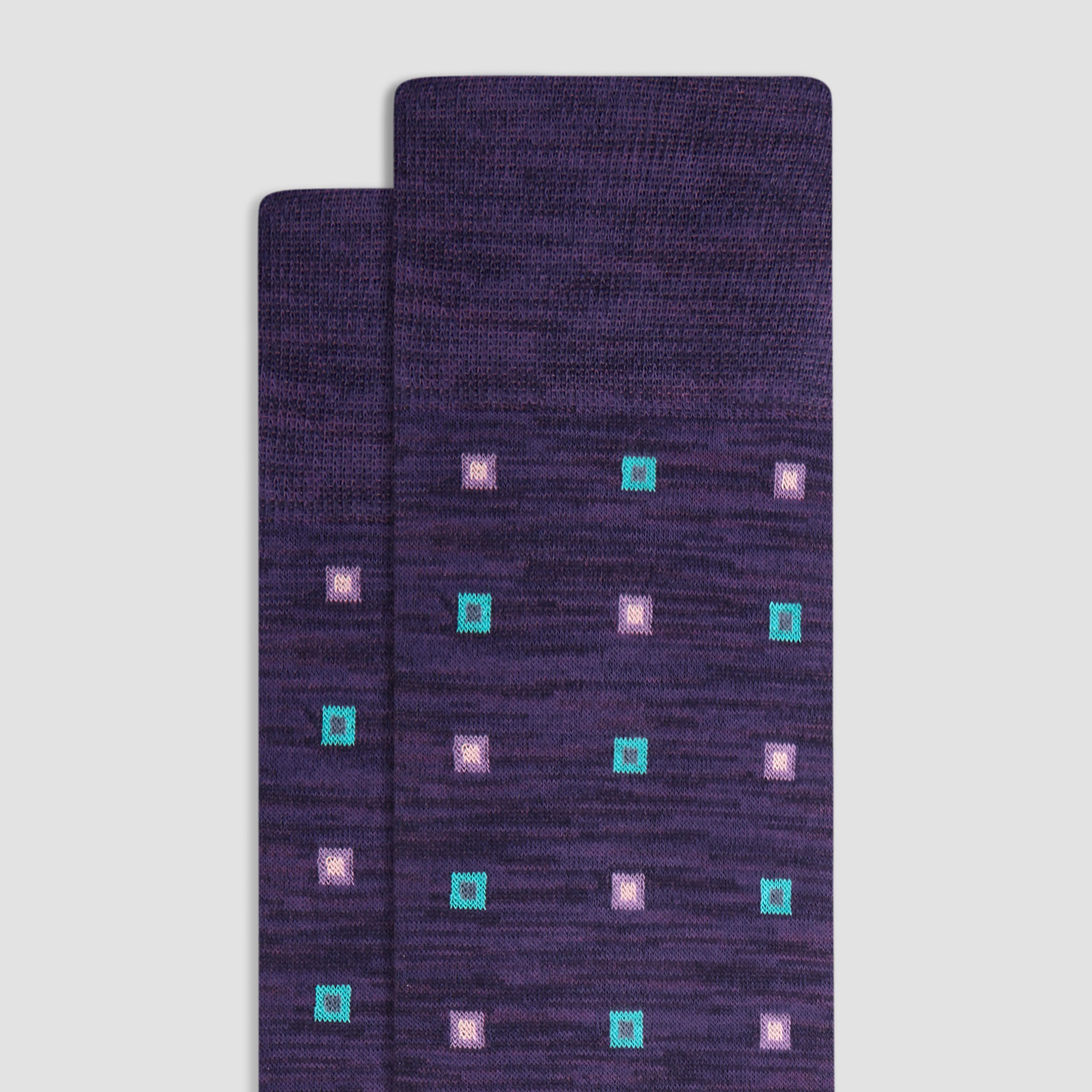 Geometric Mid-Calf Socks sold by Bugatchi product image thumbnail 2