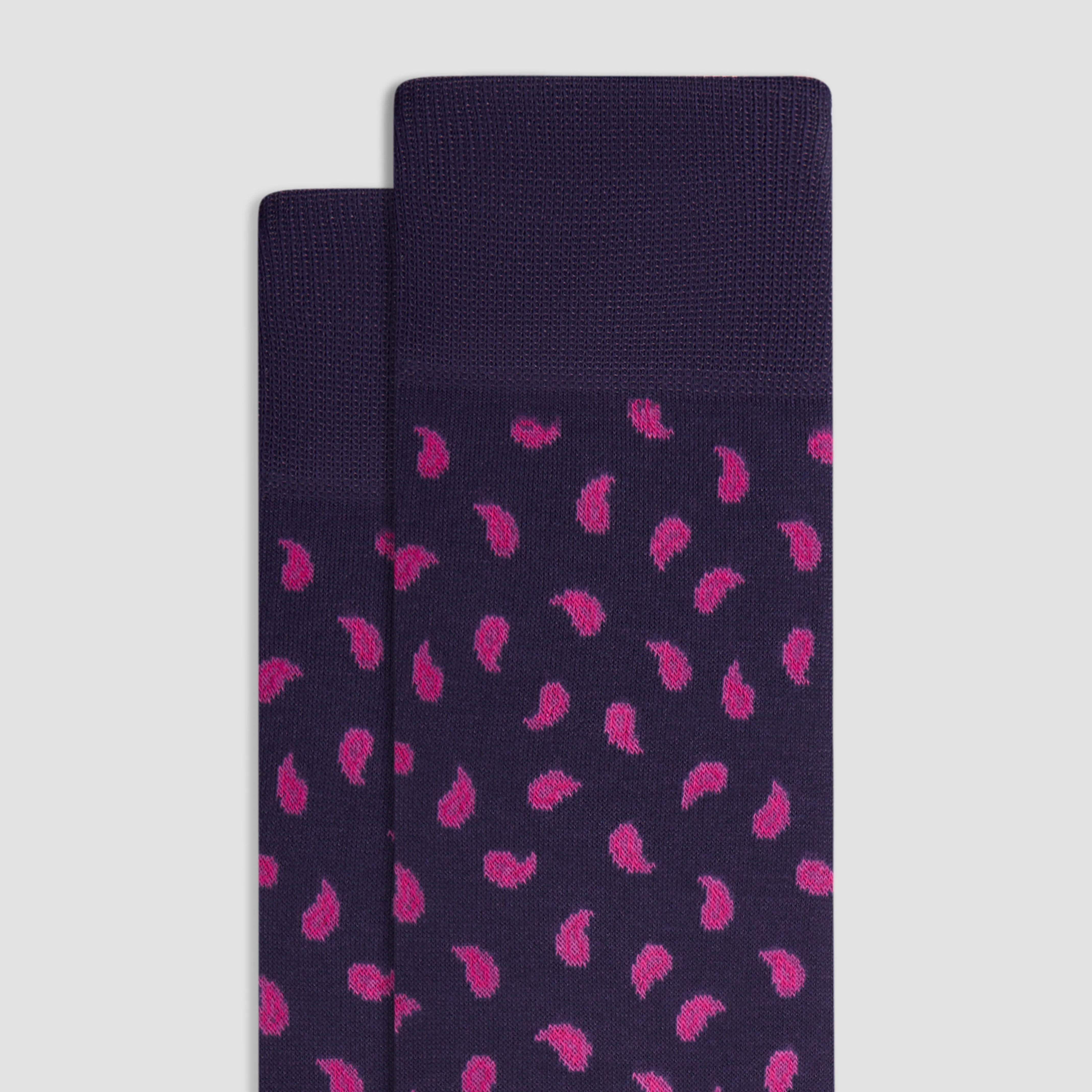 Paisley Mid-Calf Socks sold by Bugatchi product image thumbnail 2