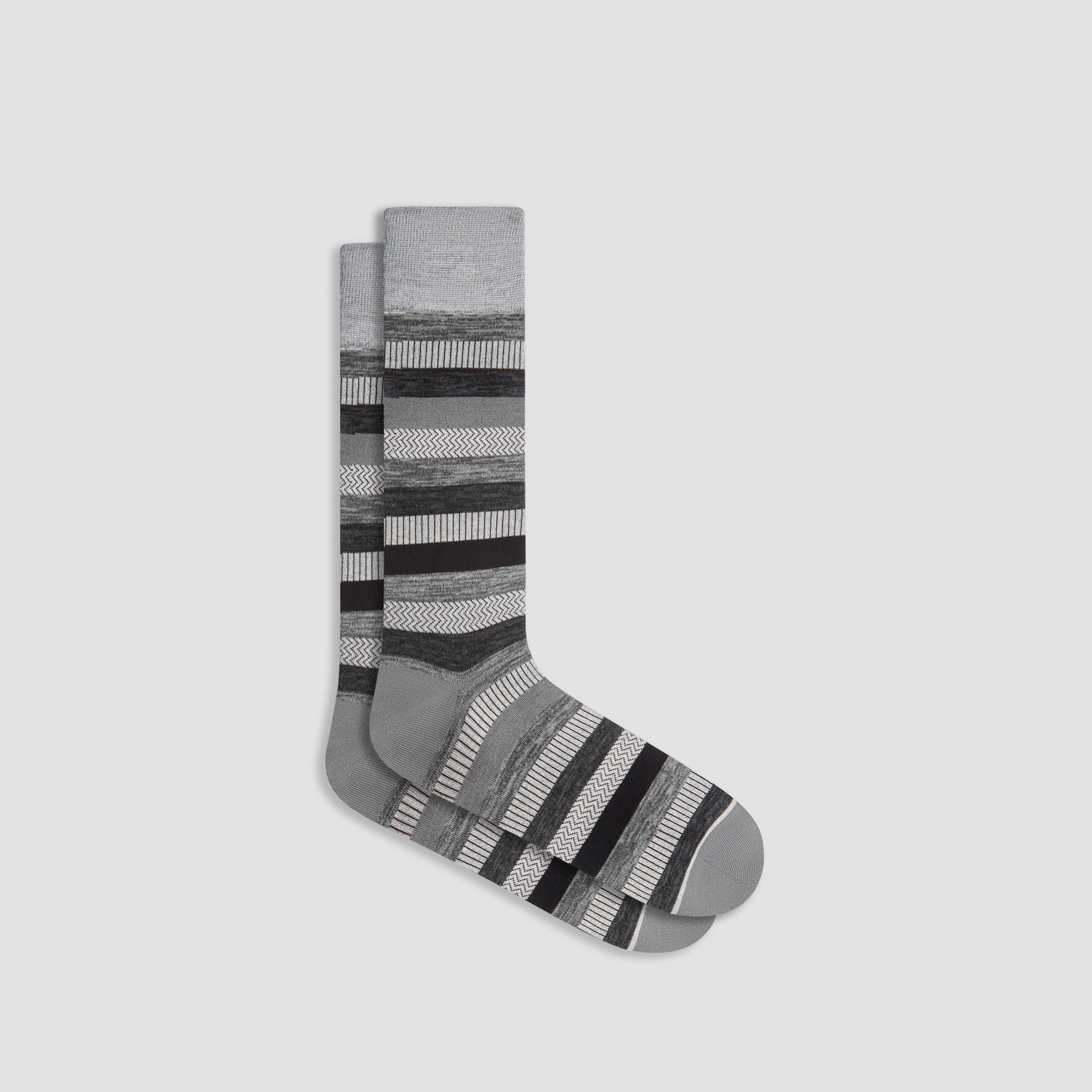 Striped Mid-Calf Socks sold by Bugatchi