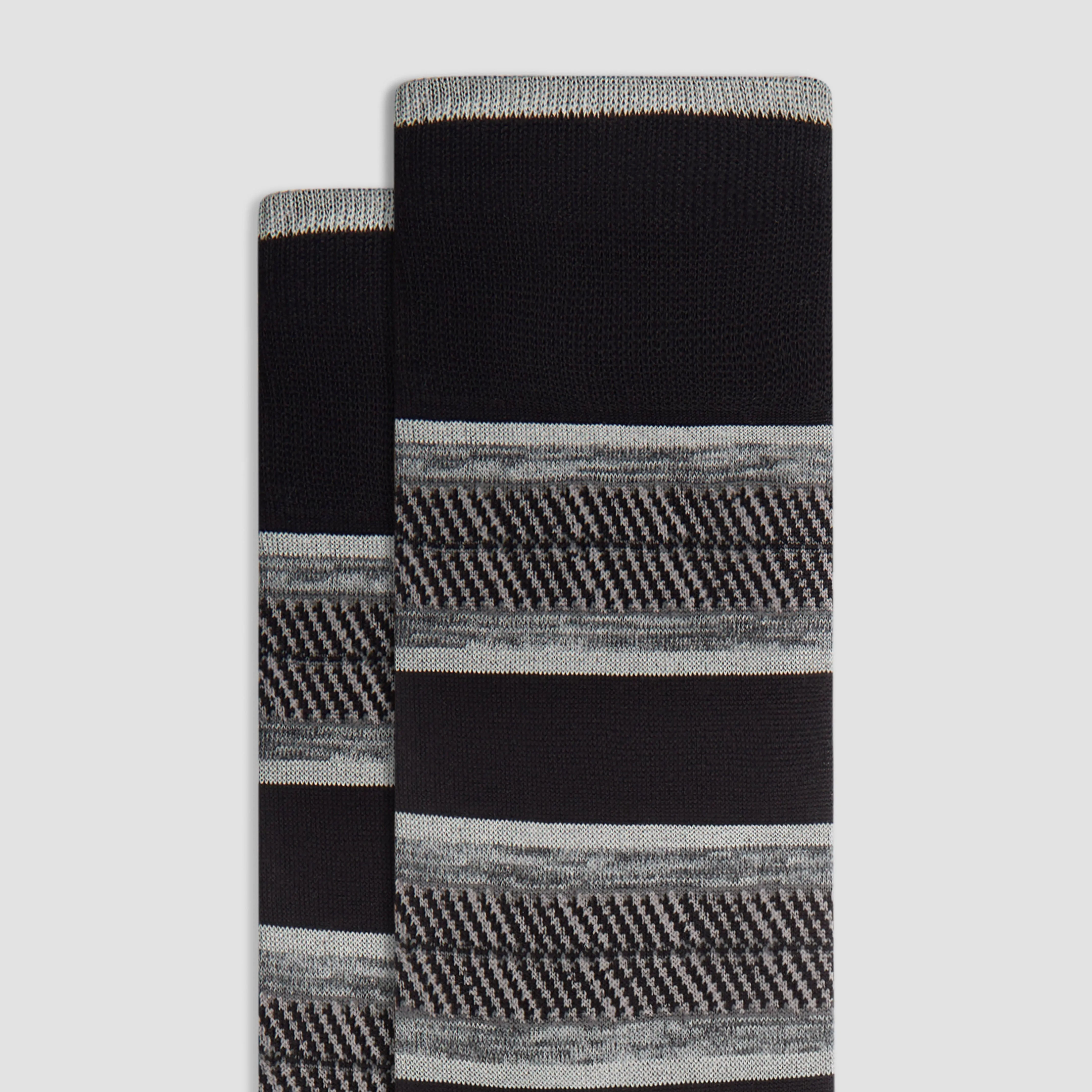 Striped Mid-Calf Socks sold by Bugatchi product image thumbnail 2