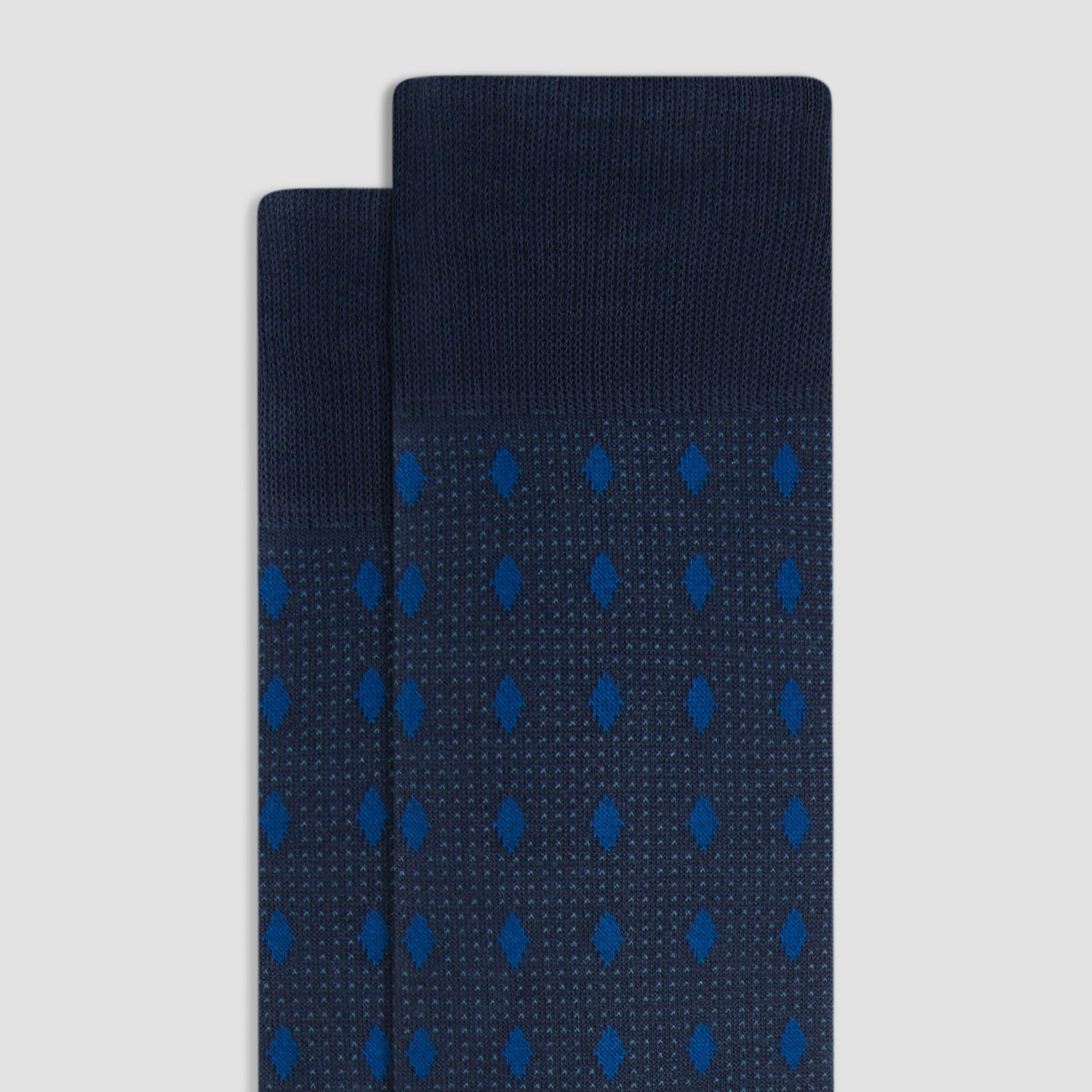 Diamond Mid-Calf Socks sold by Bugatchi product image thumbnail 2