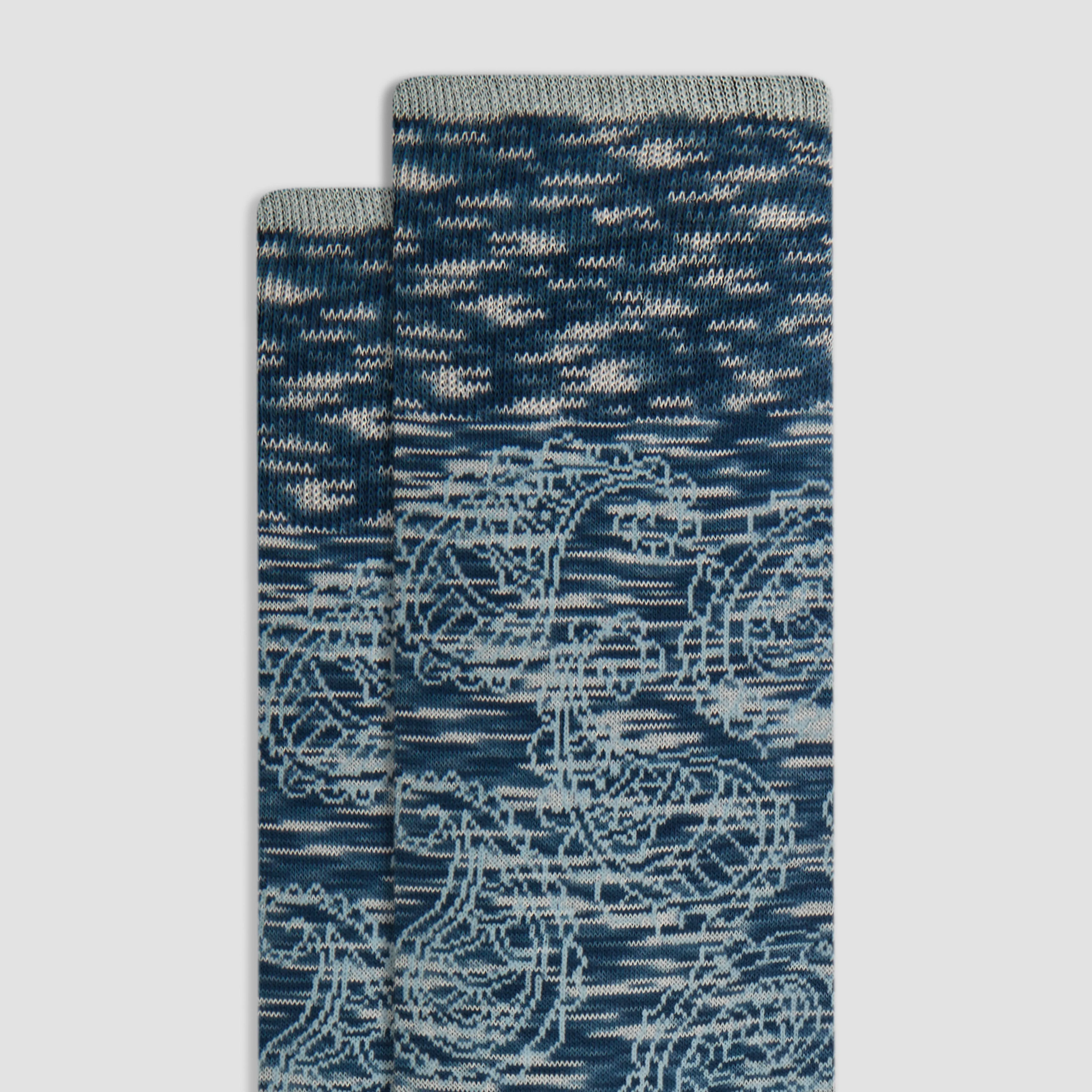 Paisley Mid-Calf Socks sold by Bugatchi product image thumbnail 2