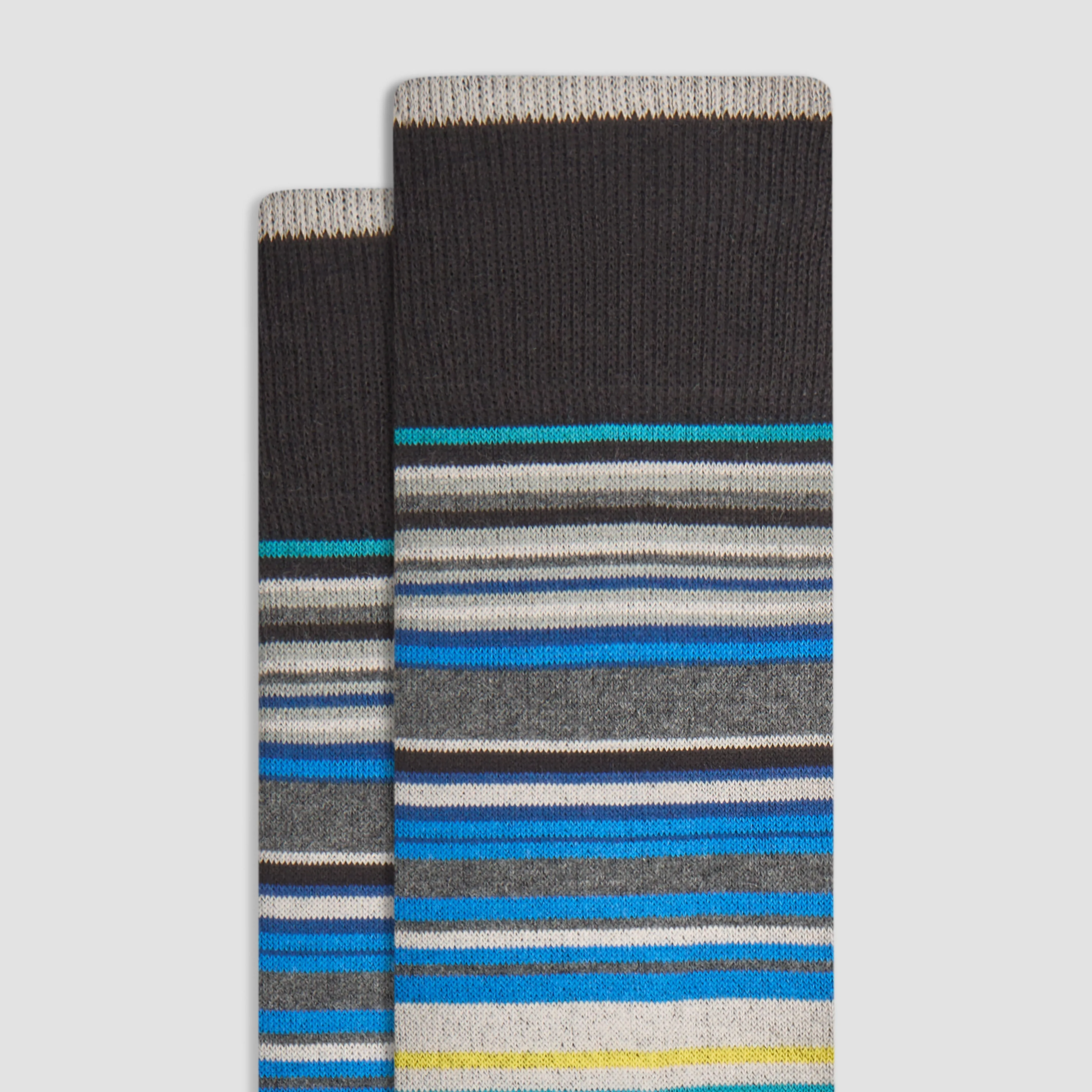Striped Cashmere Mid-Calf Socks sold by Bugatchi product image thumbnail 2