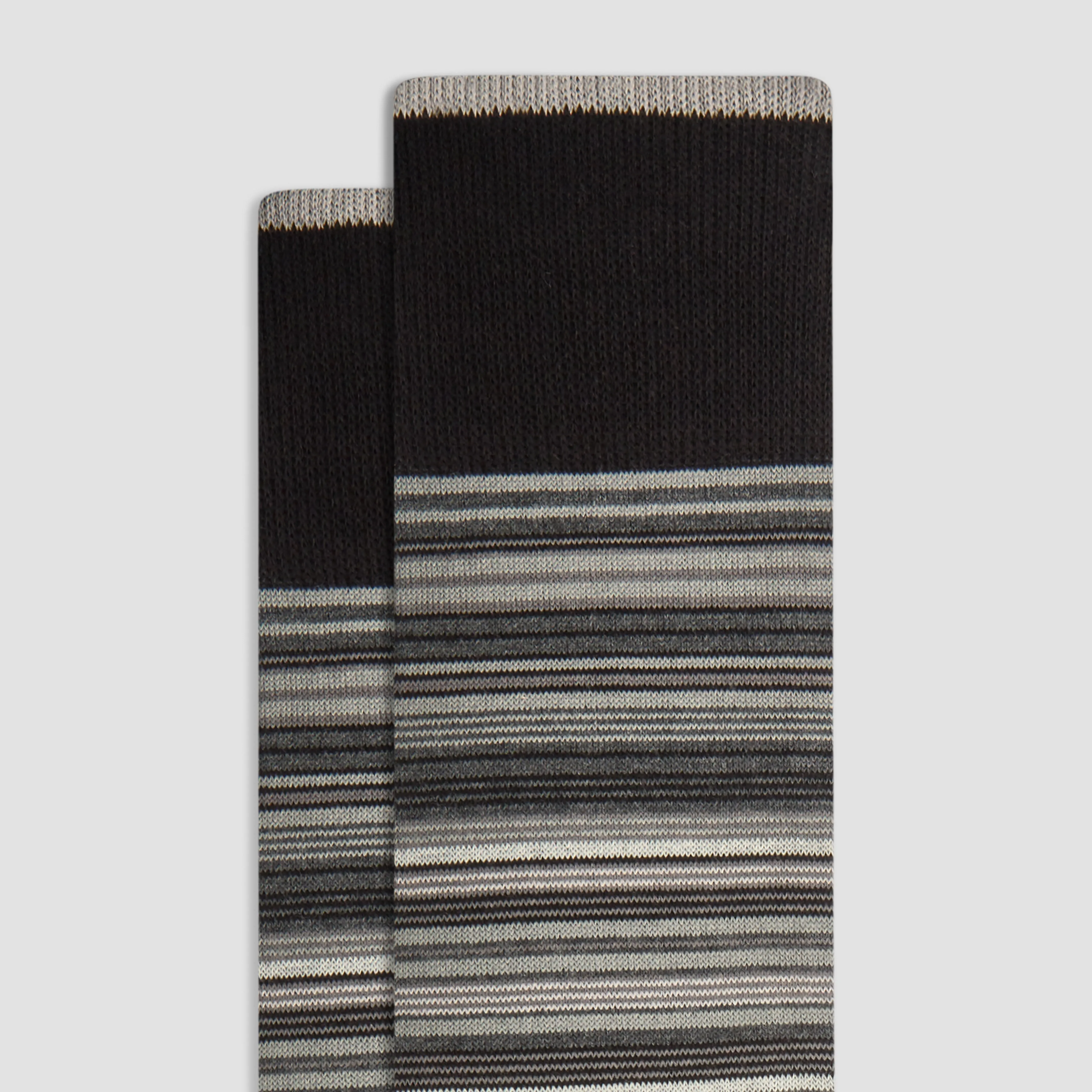 Striped Cashmere Mid-Calf Socks sold by Bugatchi product image thumbnail 2