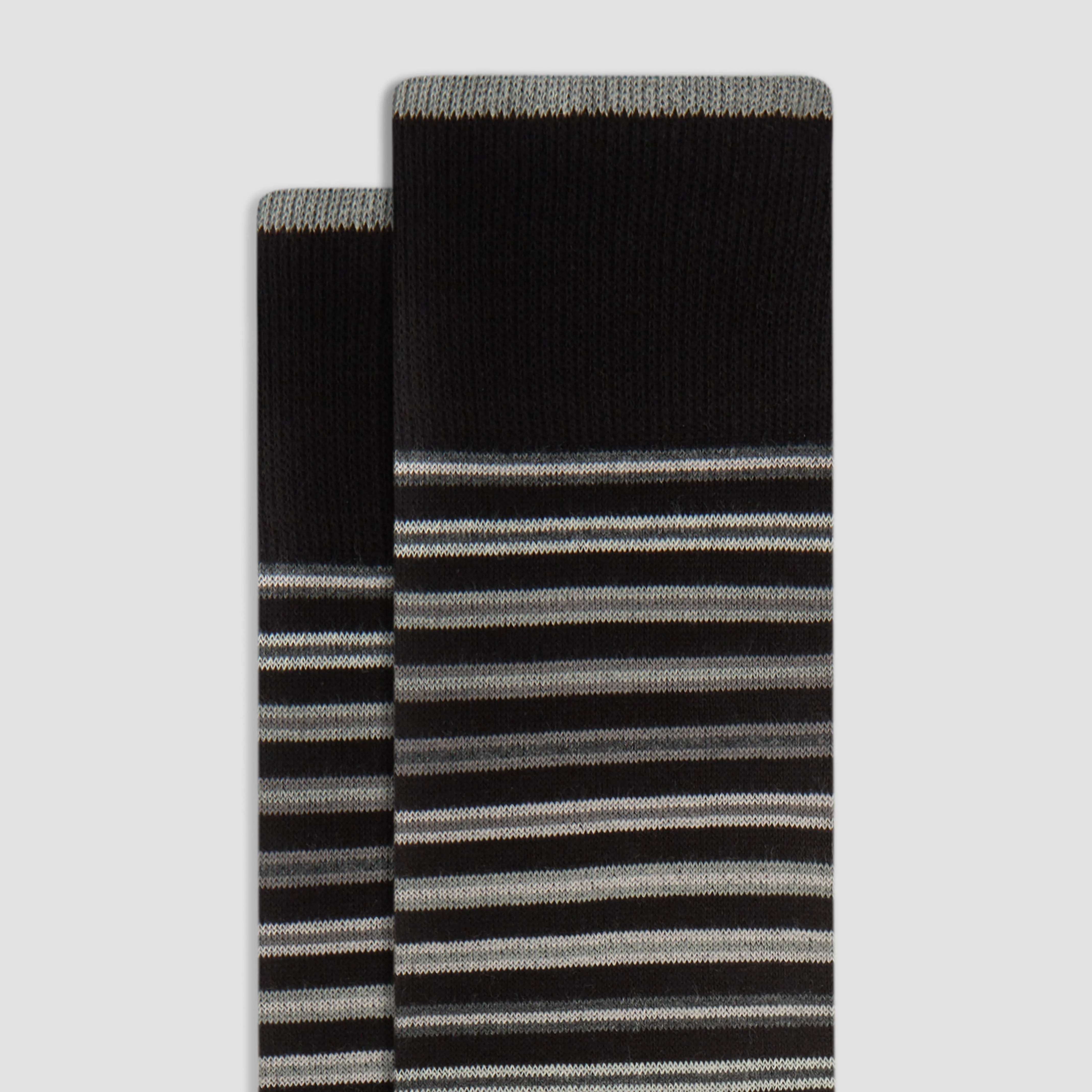 Striped Cashmere Mid-Calf Socks sold by Bugatchi product image thumbnail 2