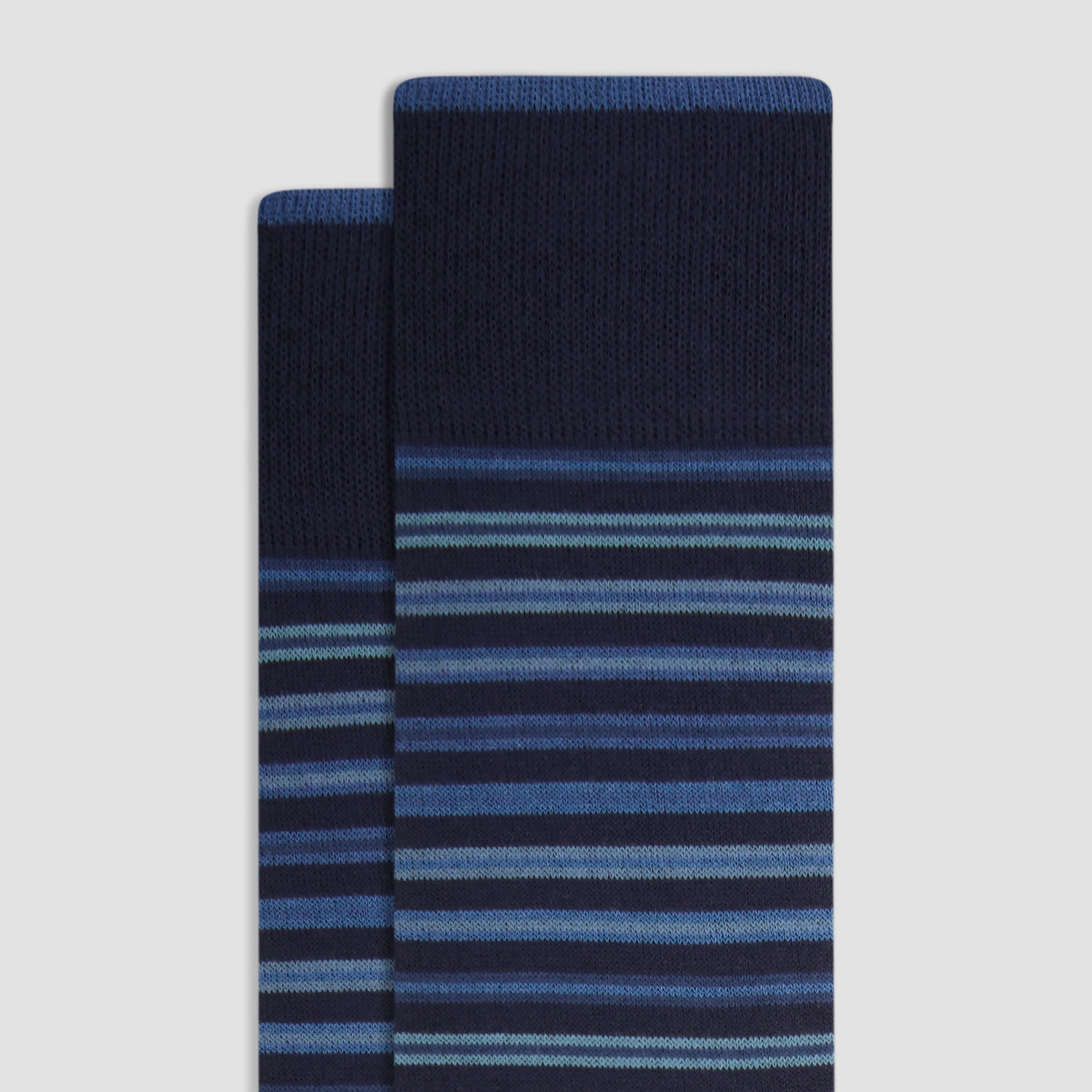 Striped Cashmere Mid-Calf Socks sold by Bugatchi product image thumbnail 2