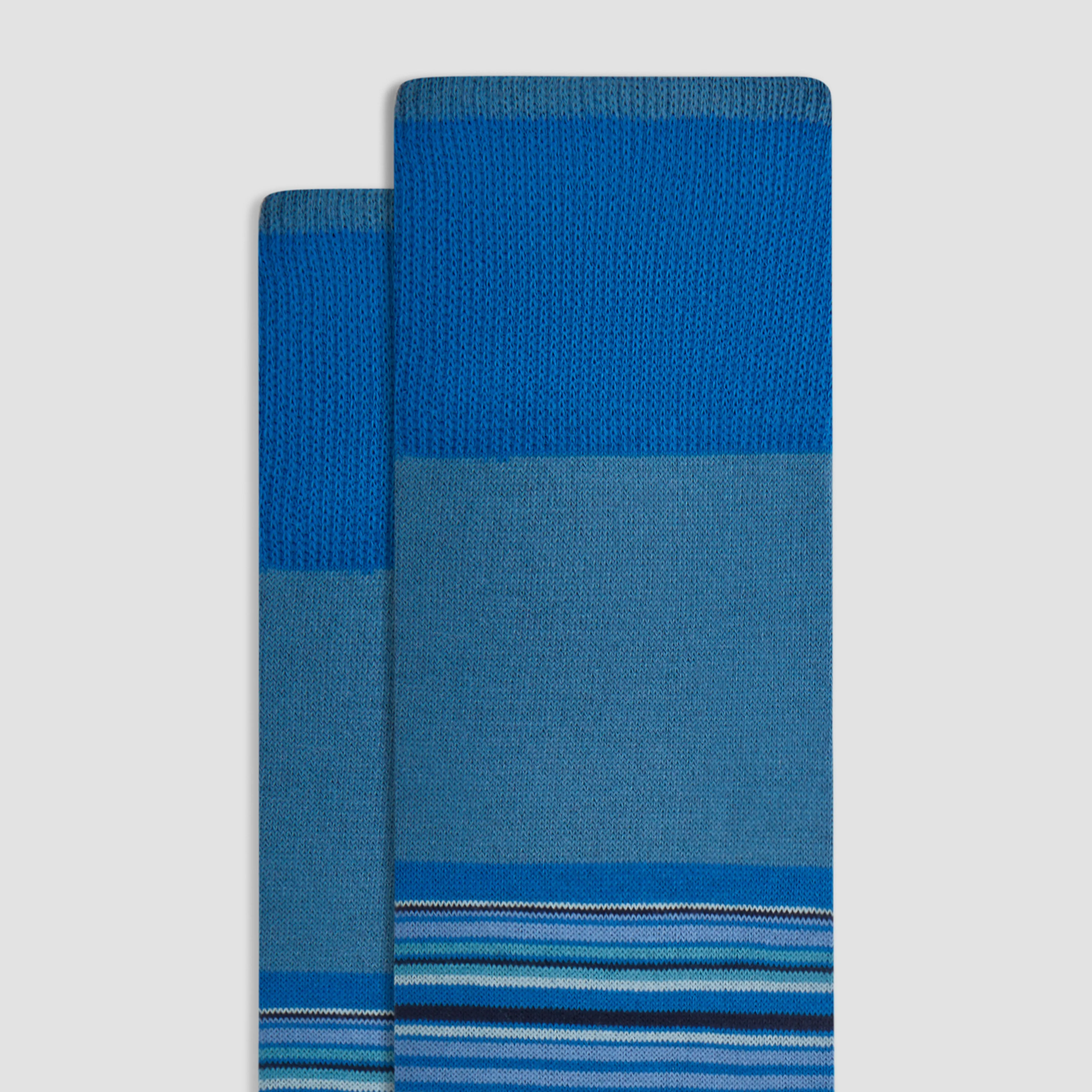 Striped Cashmere Mid-Calf Socks sold by Bugatchi product image thumbnail 2
