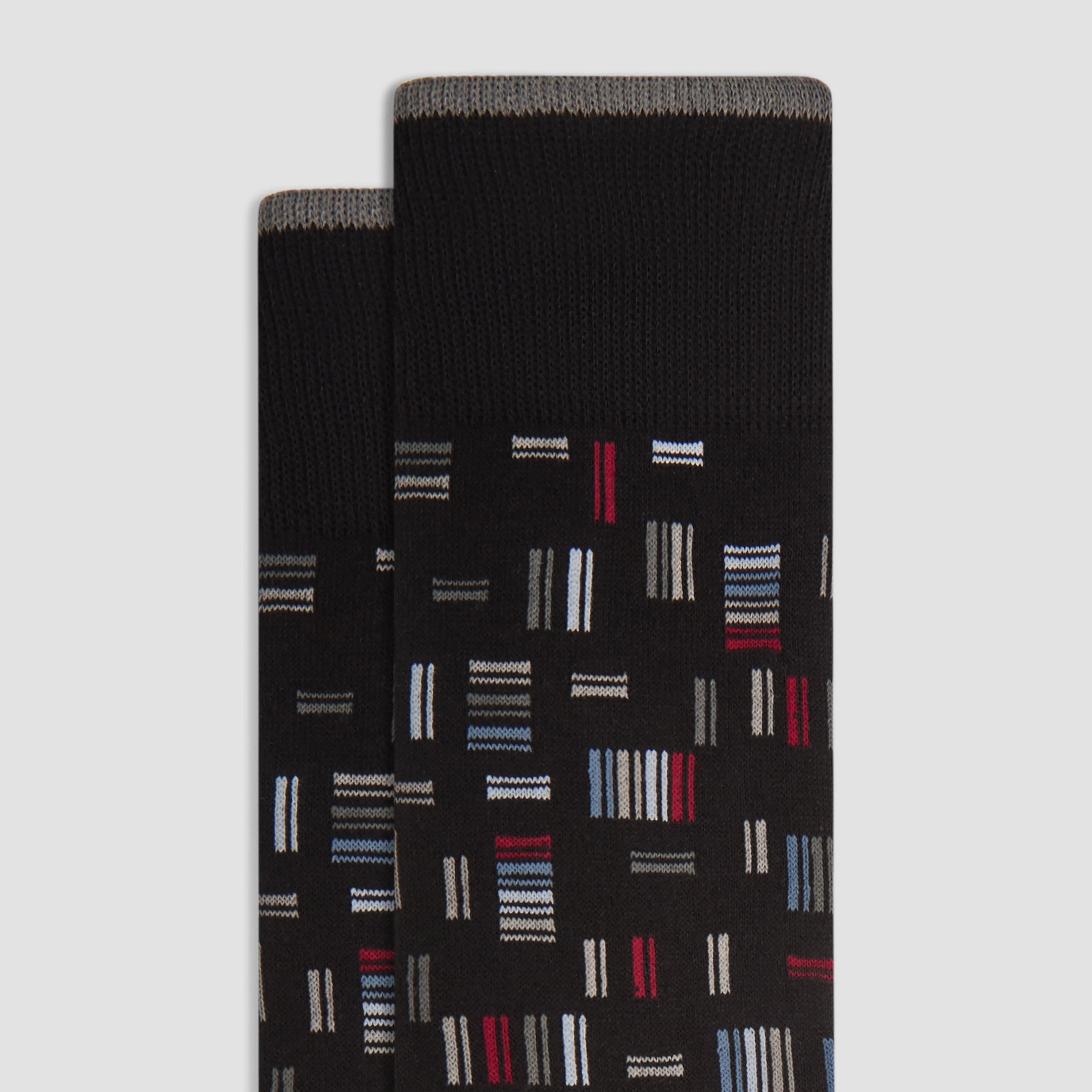 Dash Striped Cashmere Mid-Calf Socks sold by Bugatchi product image thumbnail 2