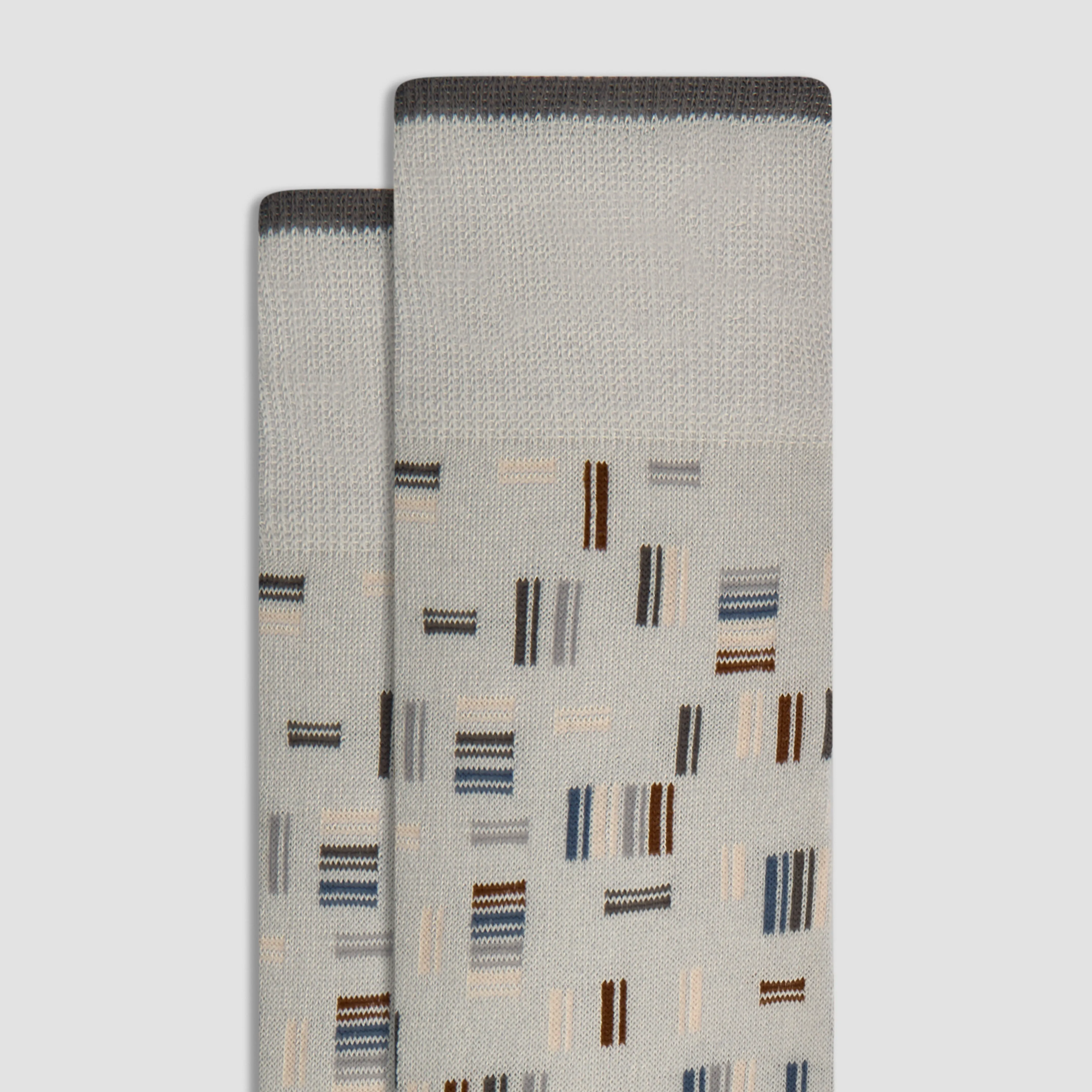 Dash Striped Cashmere Mid-Calf Socks sold by Bugatchi product image thumbnail 2