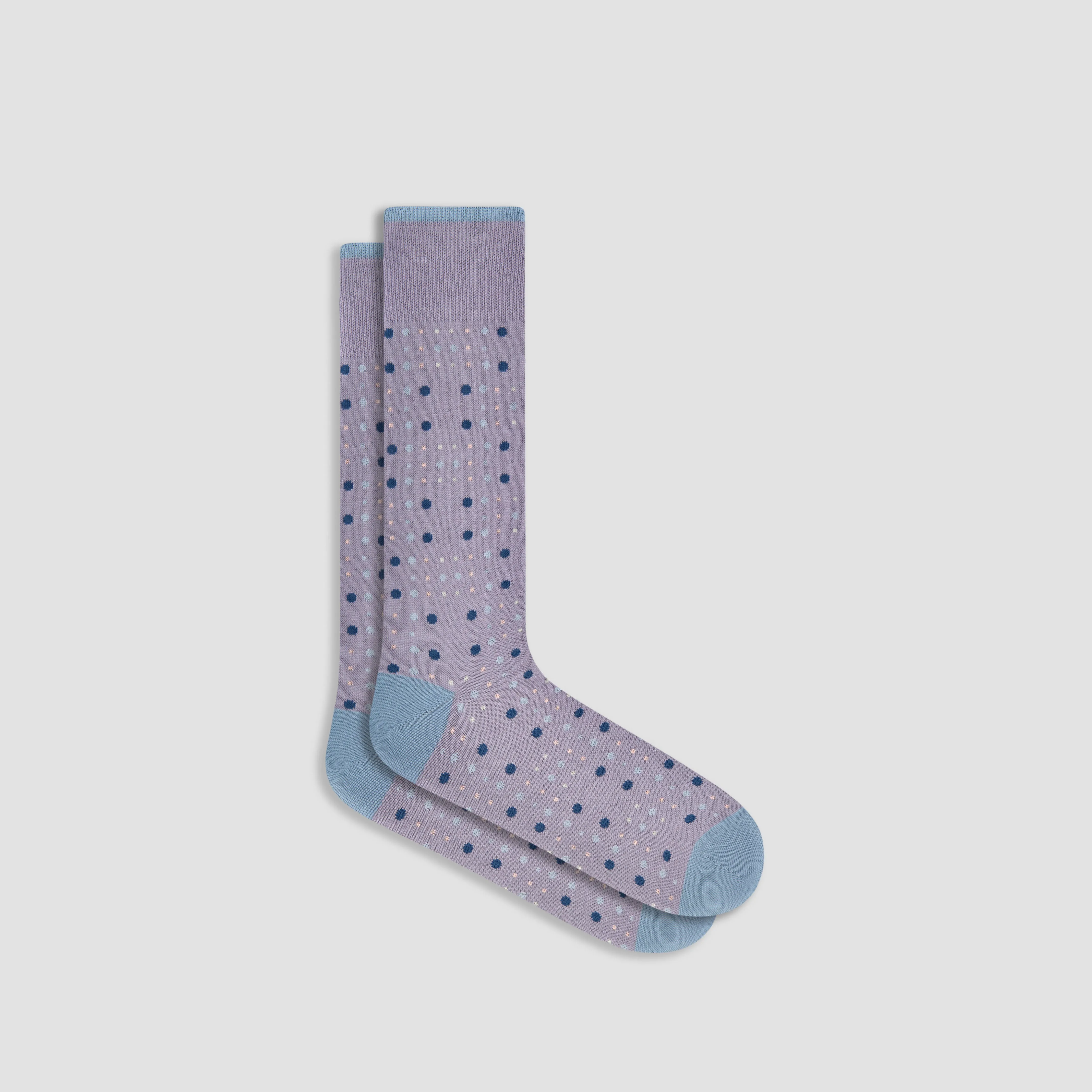 Dotted Cashmere Mid-Calf Socks sold by Bugatchi