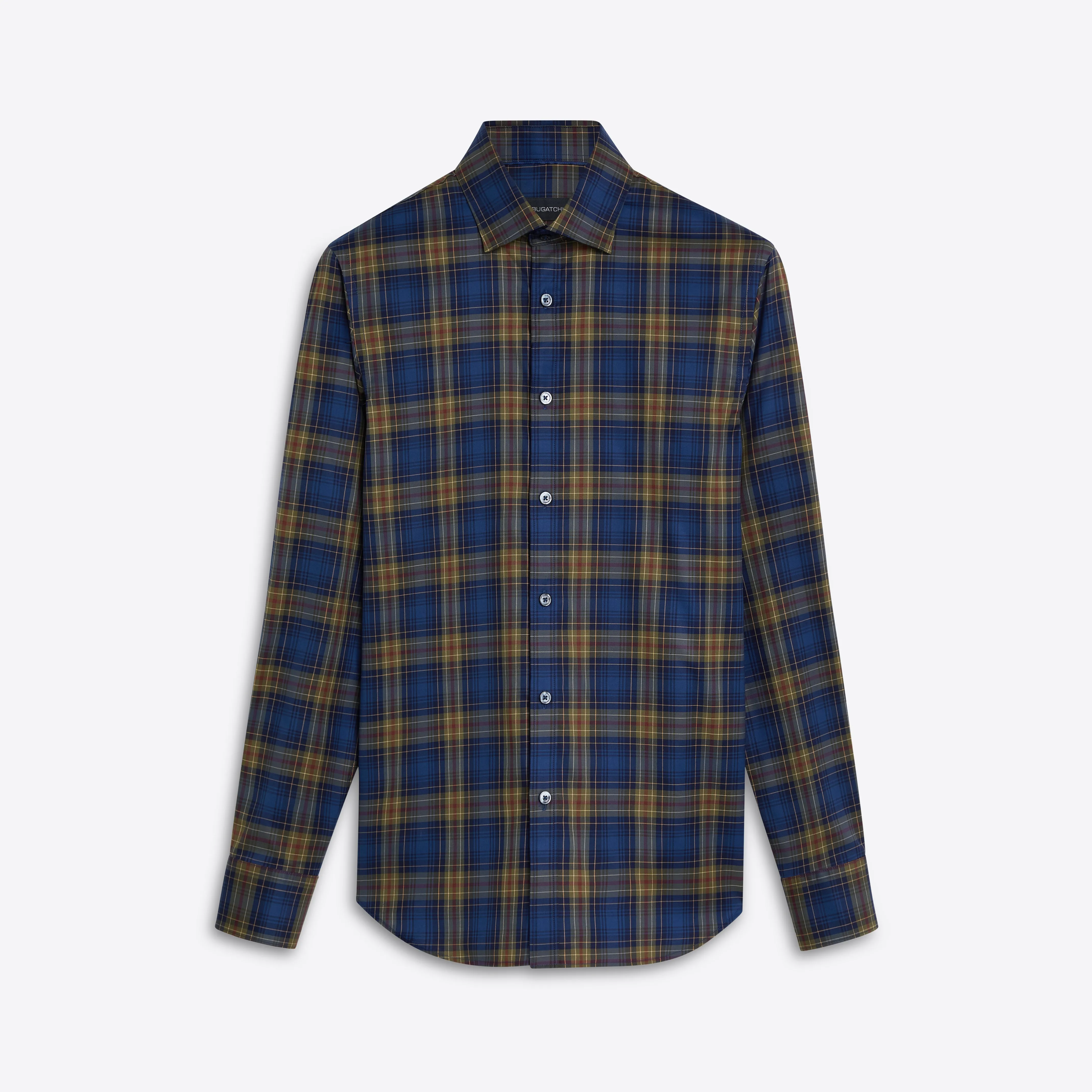JULIAN Plaid Check Shirt sold by Bugatchi