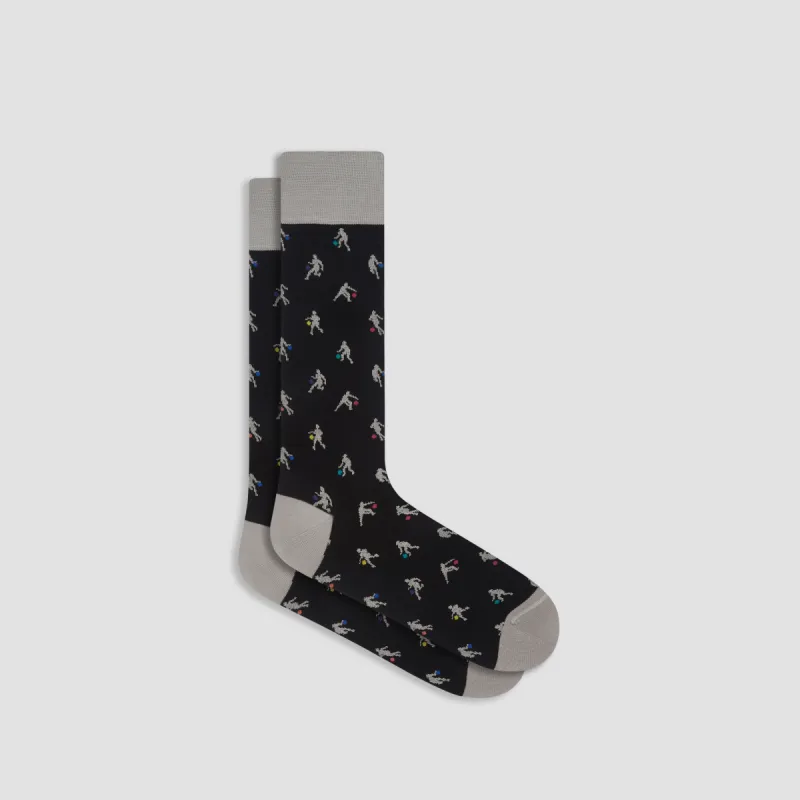 Basketball Mid-Calf Socks sold by Bugatchi