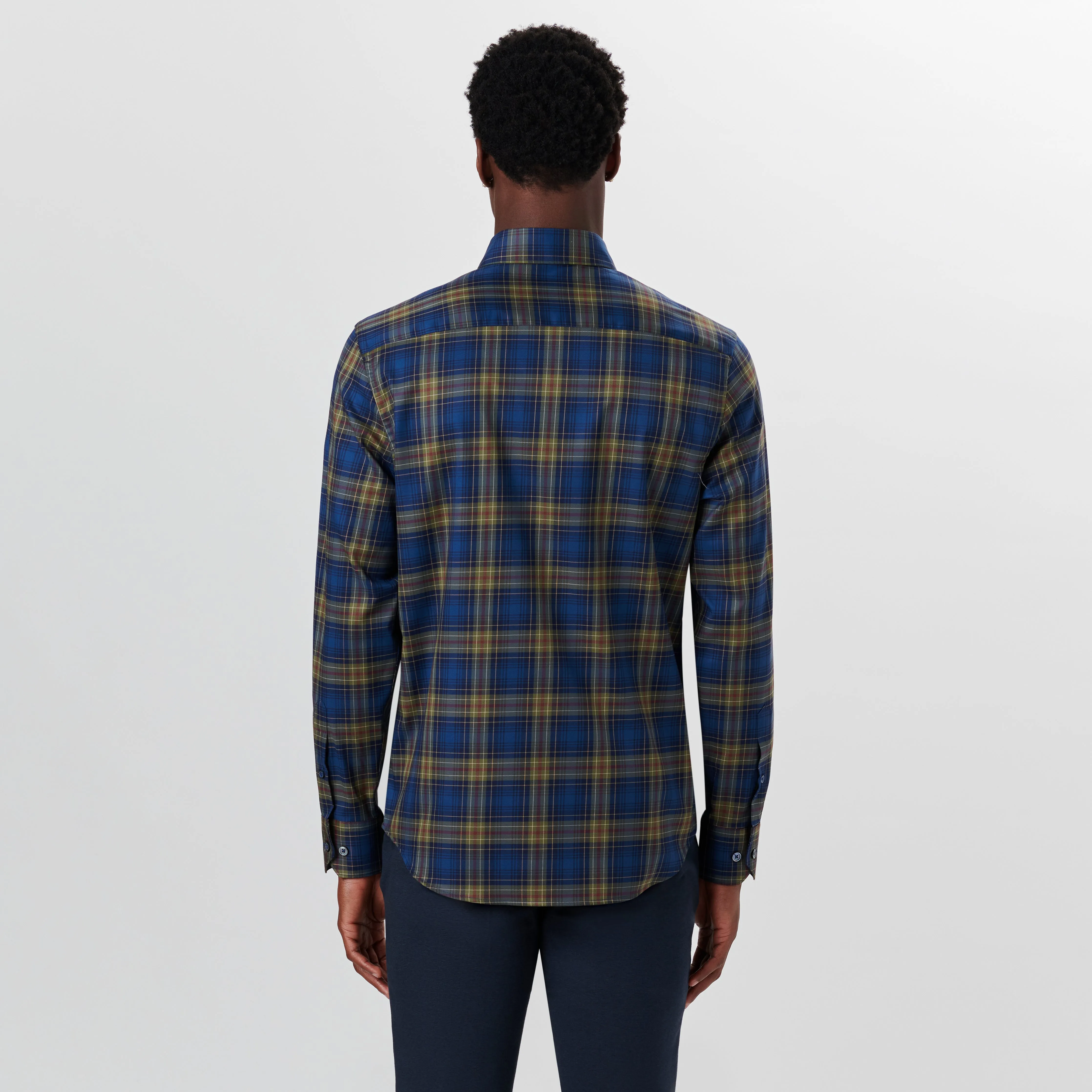 JULIAN Plaid Check Shirt sold by Bugatchi product image thumbnail 4